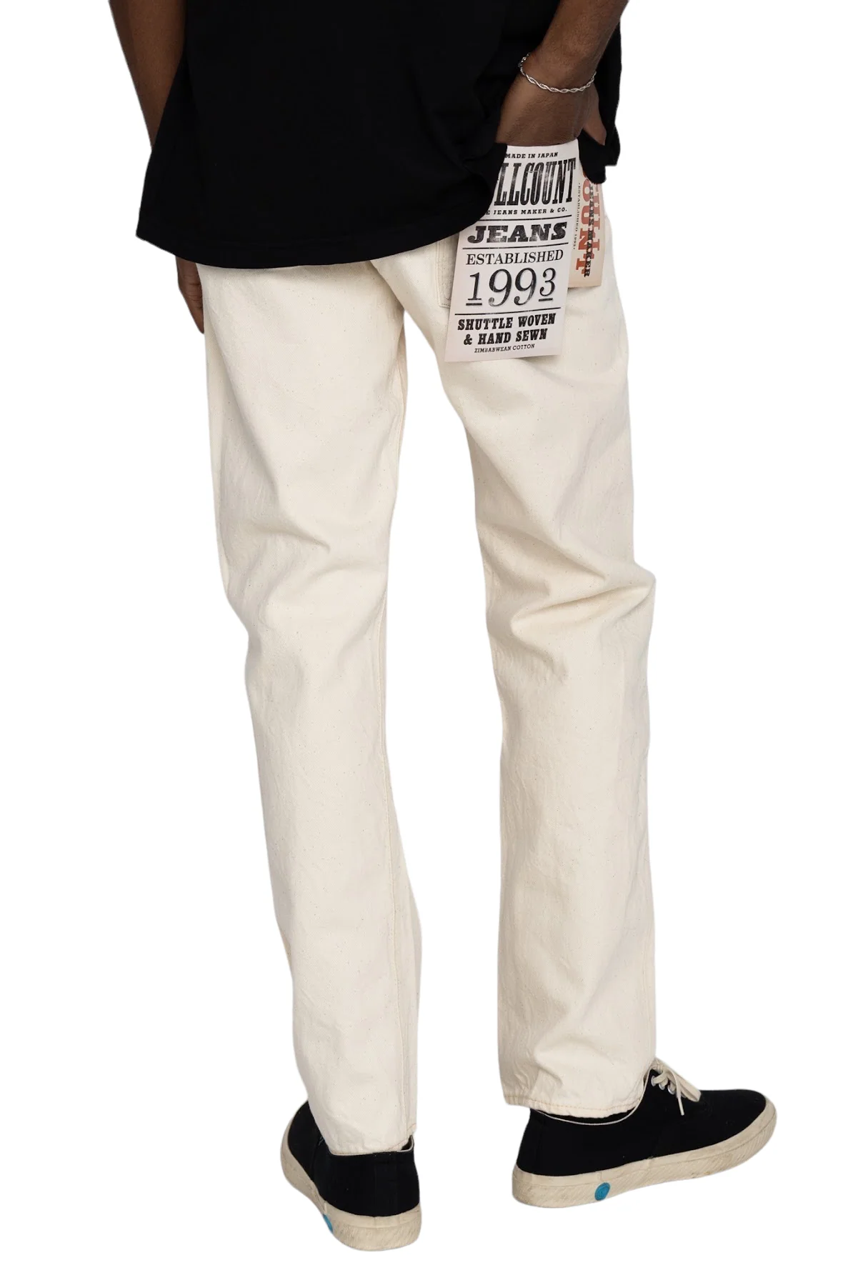 1108EC Slim Straight - Ecru - Image 5