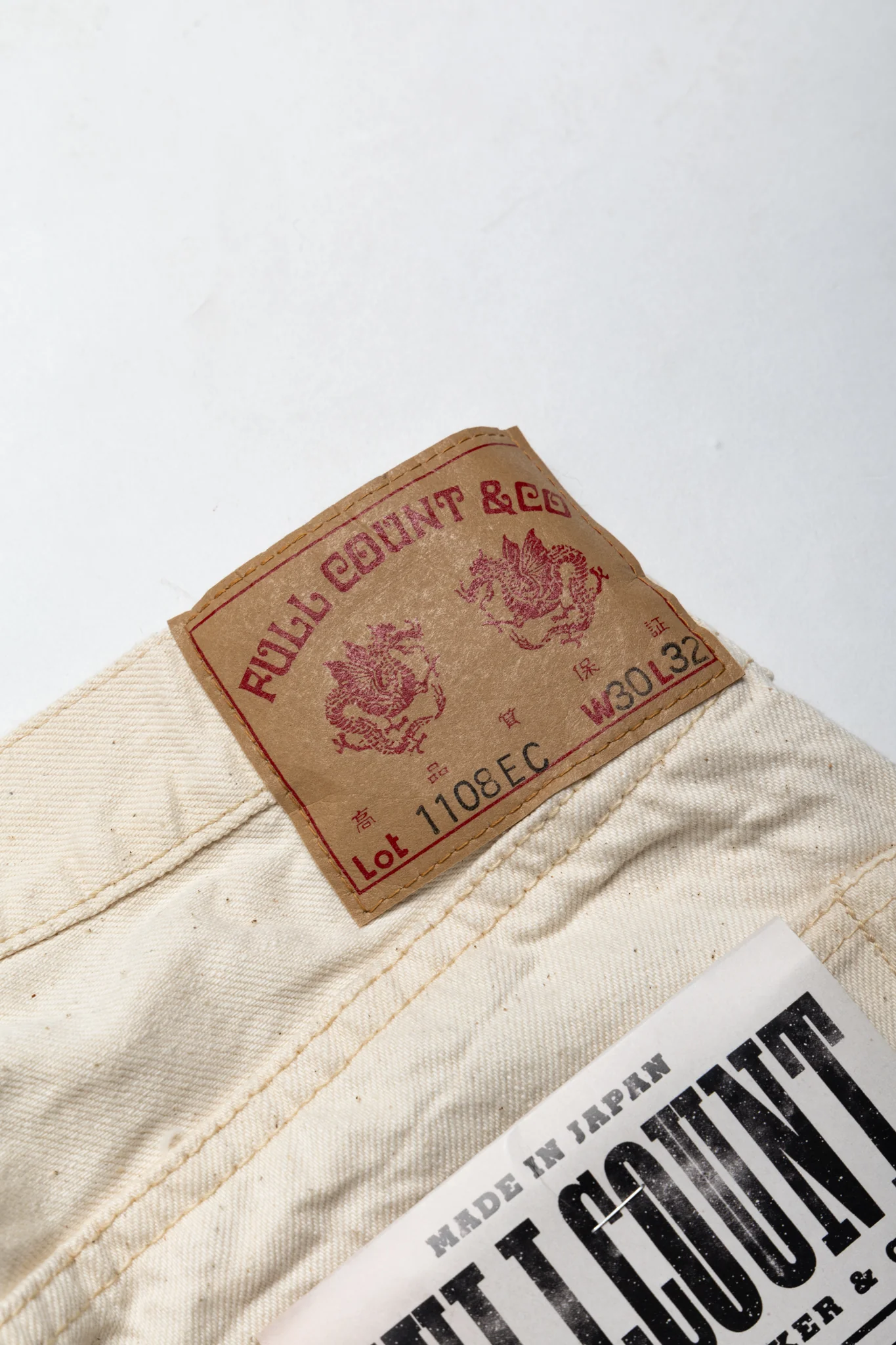 1108EC Slim Straight - Ecru - Image 8