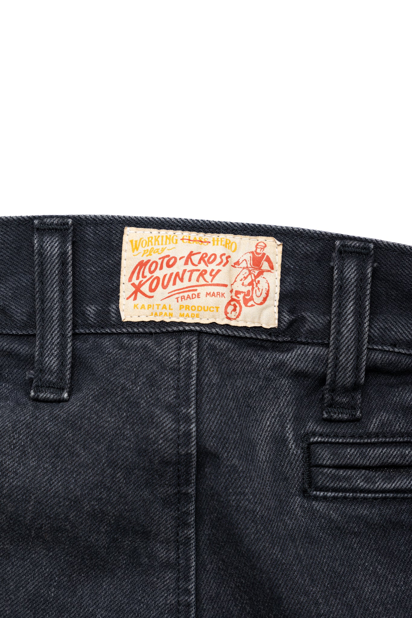 14oz BLKxBLK Denim KOUNTRY Motocross Pants "TODOTERRENO" - Image 14