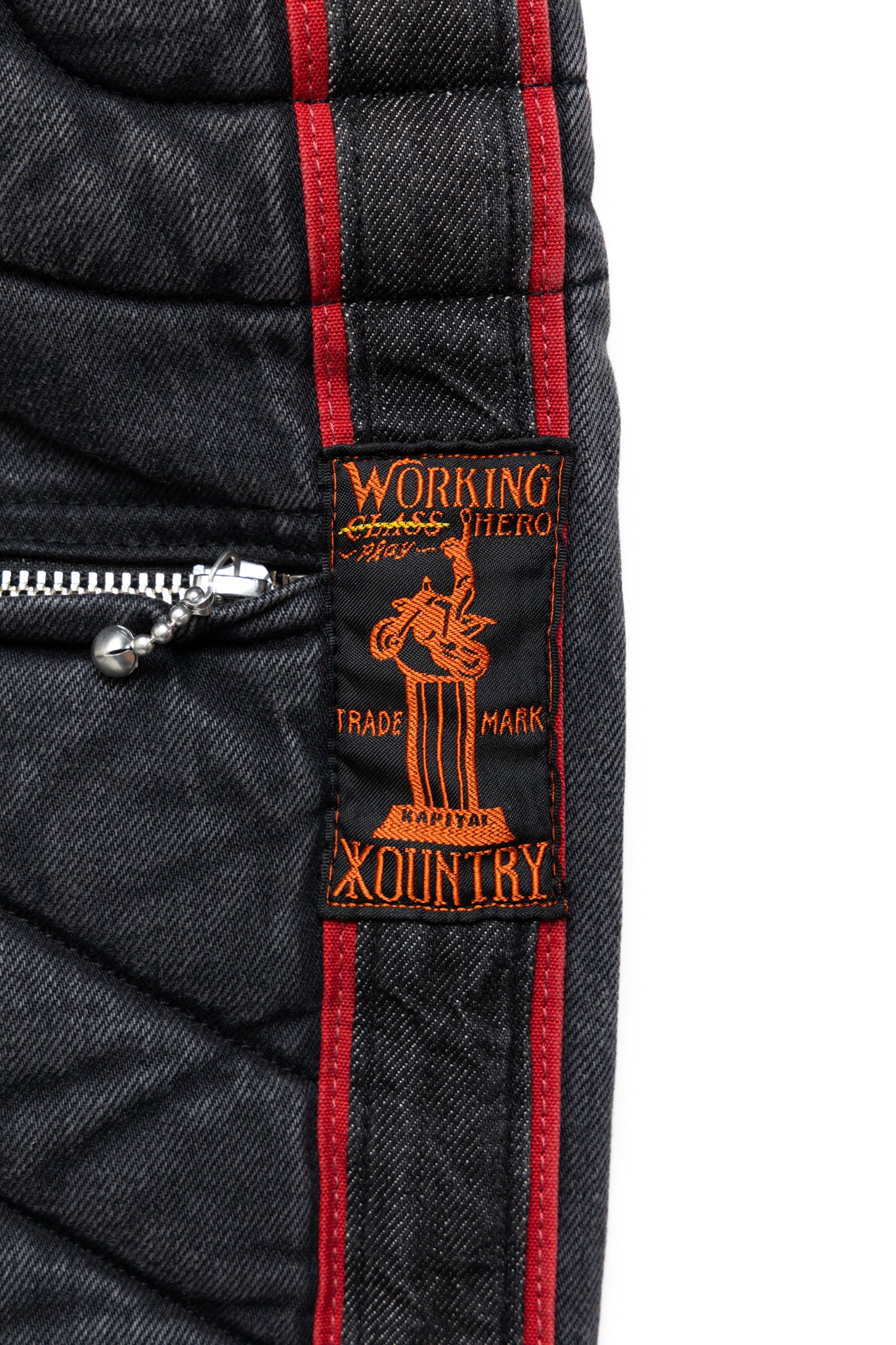 14oz BLKxBLK Denim KOUNTRY Motocross Pants "TODOTERRENO" - Image 7