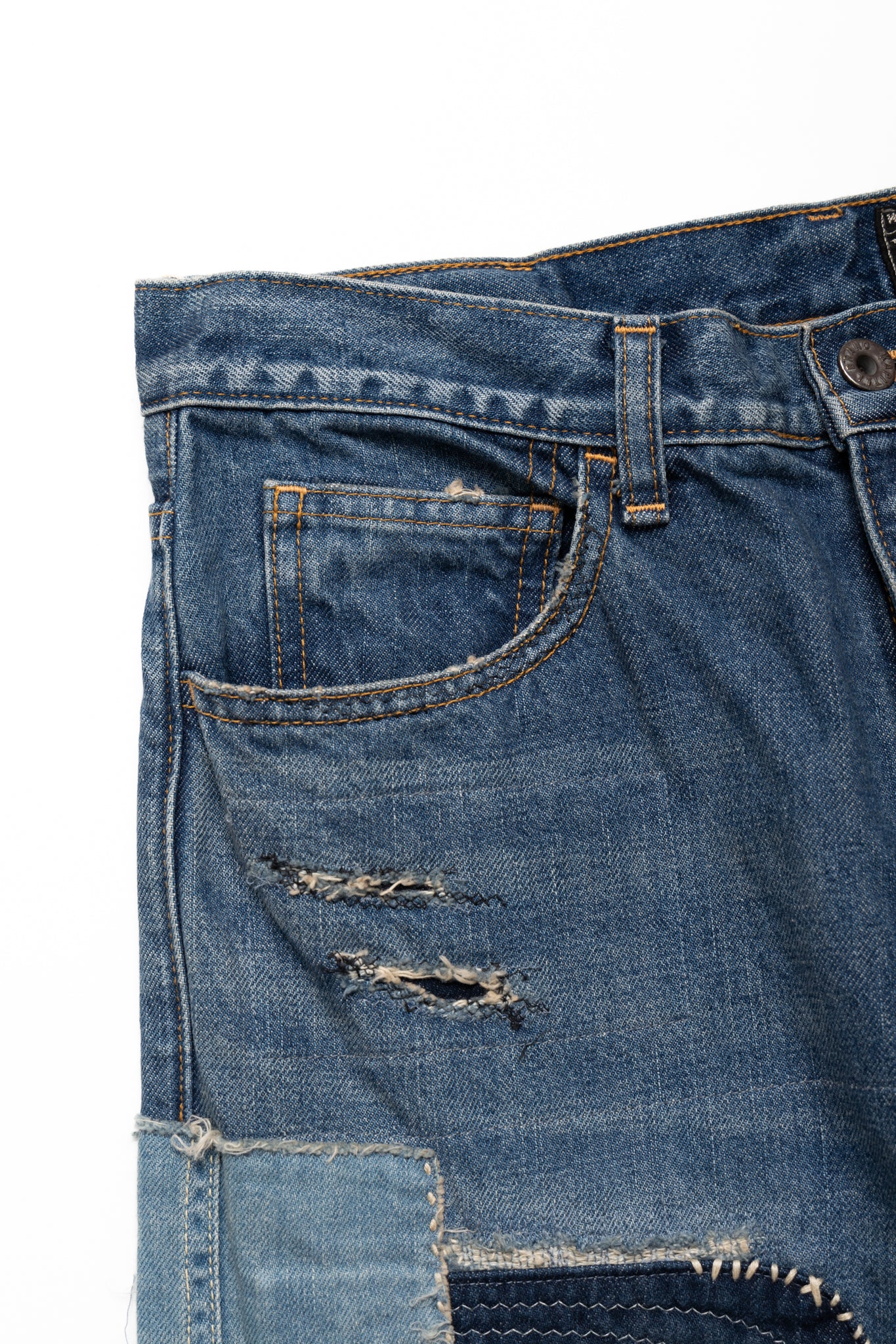 14oz Denim 5P RAT Flare Pants (CRAZY DIXIE Remake) - Image 10