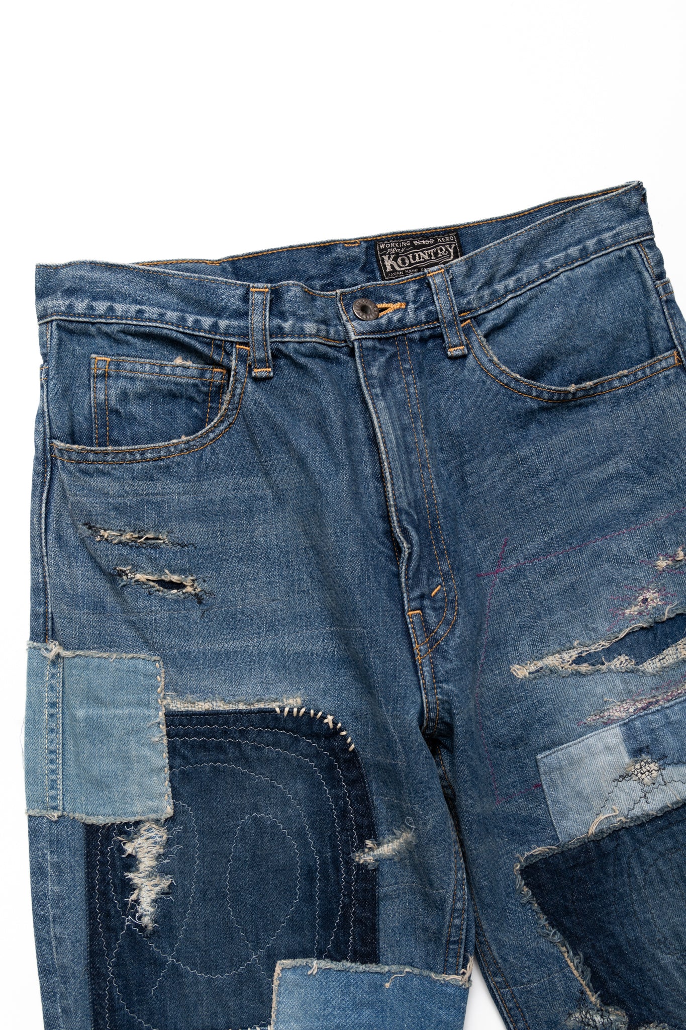 14oz Denim 5P RAT Flare Pants (CRAZY DIXIE Remake) - Image 6