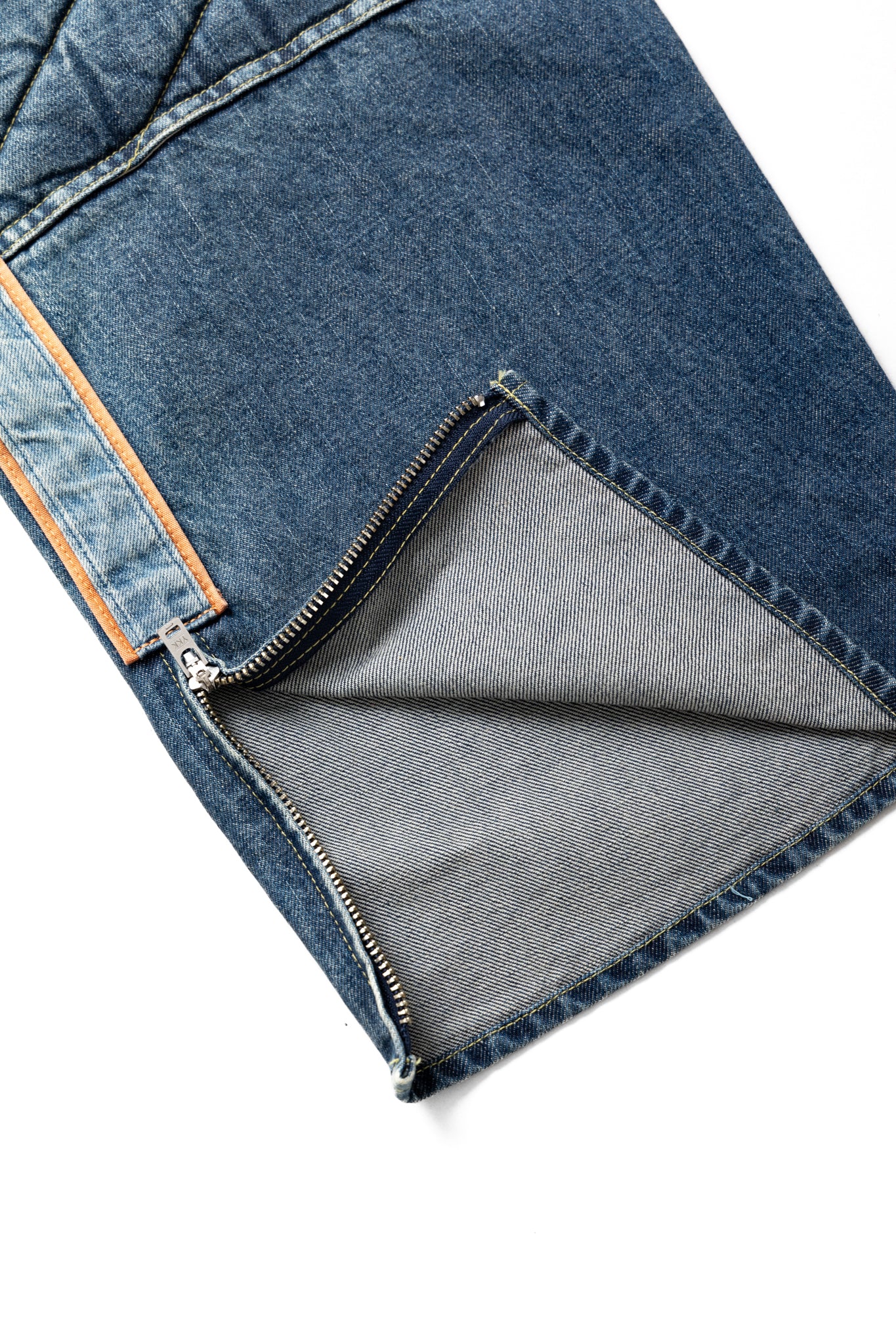 14oz Denim KOUNTRY Motocross Pants "TODOTERRENO" - Faded Indigo - Image 10