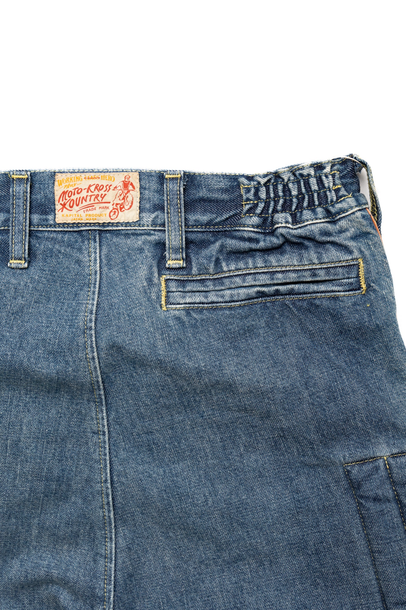 14oz Denim KOUNTRY Motocross Pants "TODOTERRENO" - Faded Indigo - Image 13