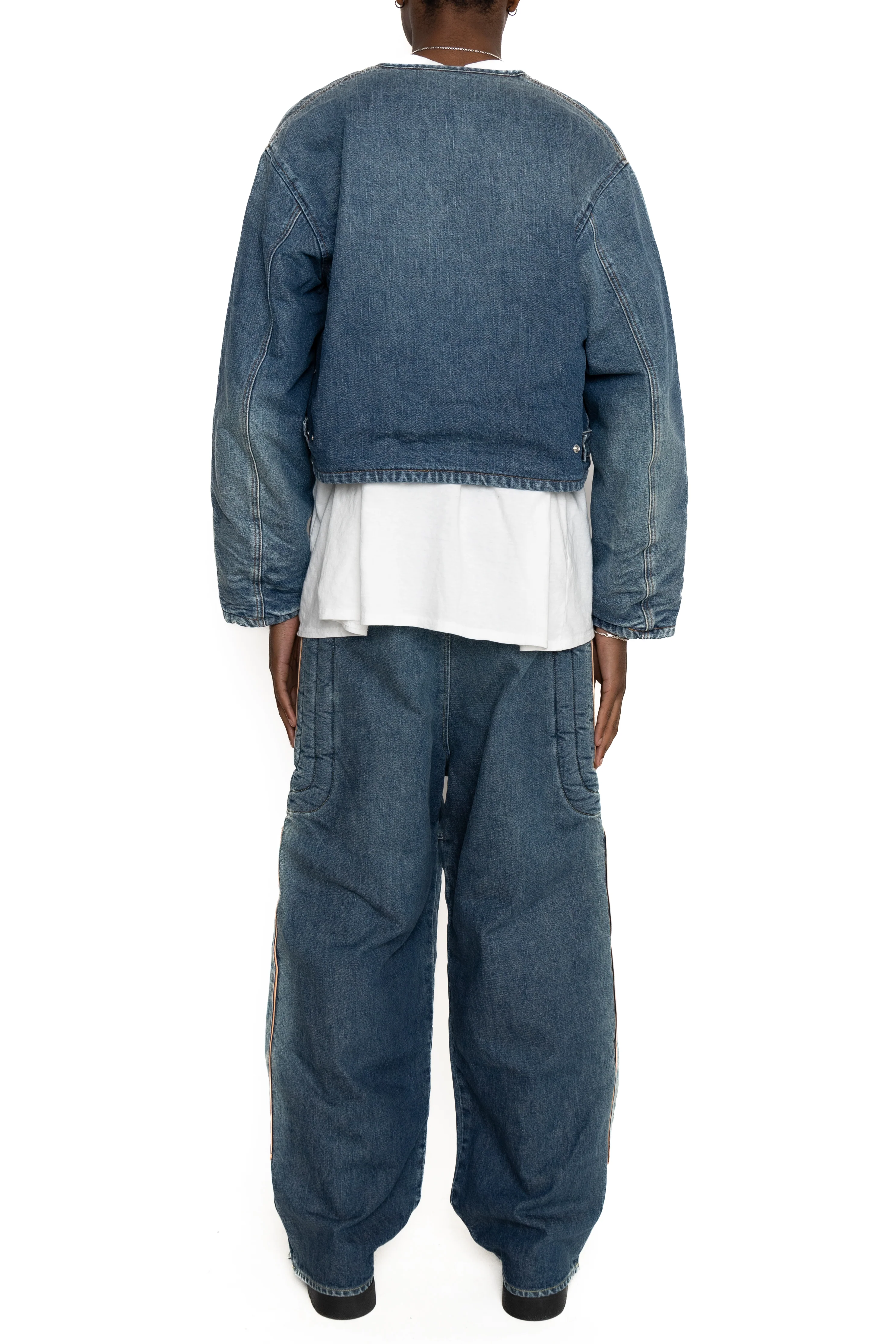 14oz Denim KOUNTRY Motocross Pants "TODOTERRENO" - Faded Indigo - Image 4