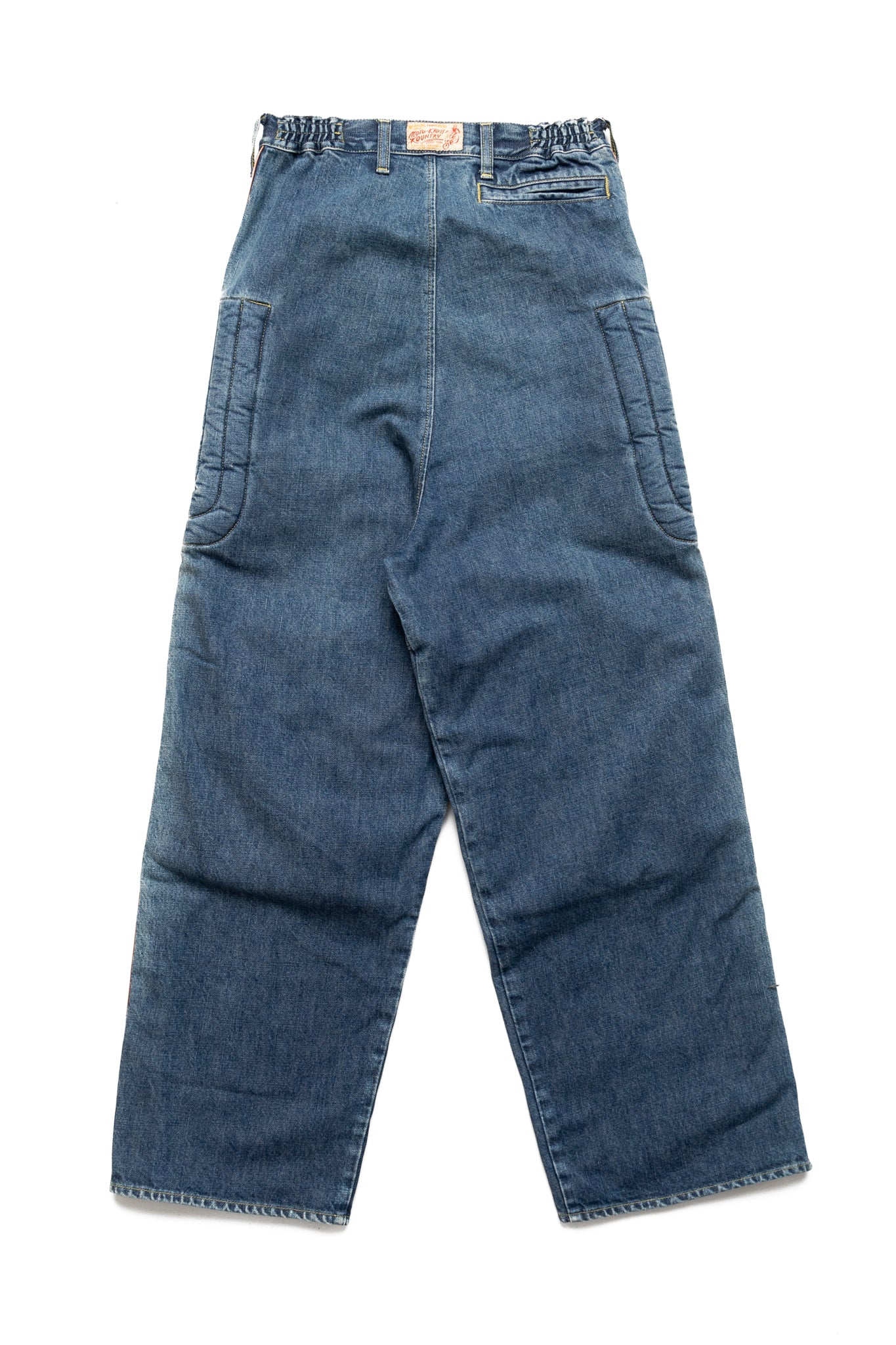 14oz Denim KOUNTRY Motocross Pants "TODOTERRENO" - Faded Indigo - Image 5