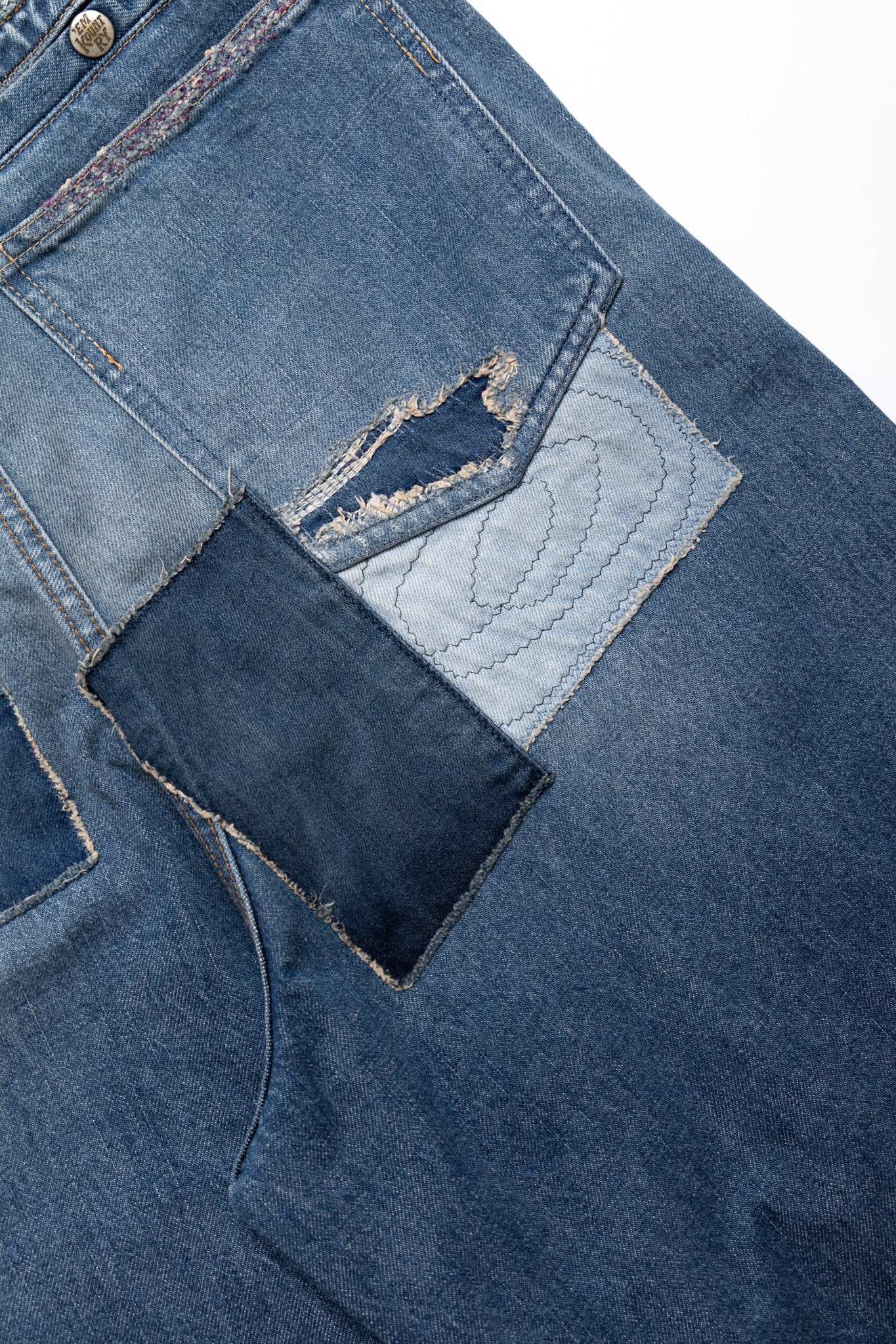 14oz Denim PORT Baggy Pants (HIPPIE Champetre Remake) - Image 13