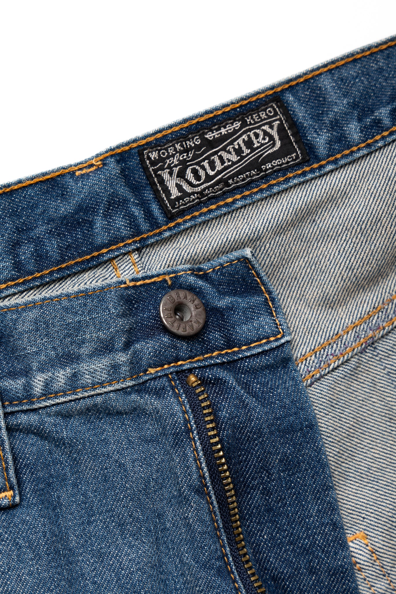 14oz Denim PORT Baggy Pants (HIPPIE Champetre Remake) - Image 14