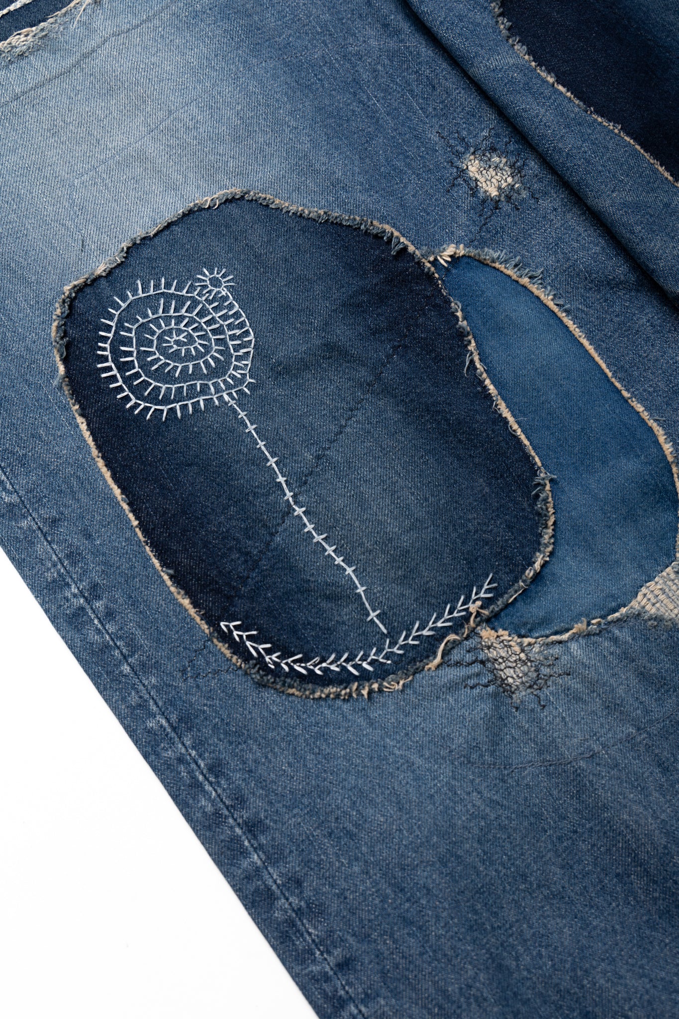 14oz Denim PORT Baggy Pants (HIPPIE Champetre Remake) - Image 15