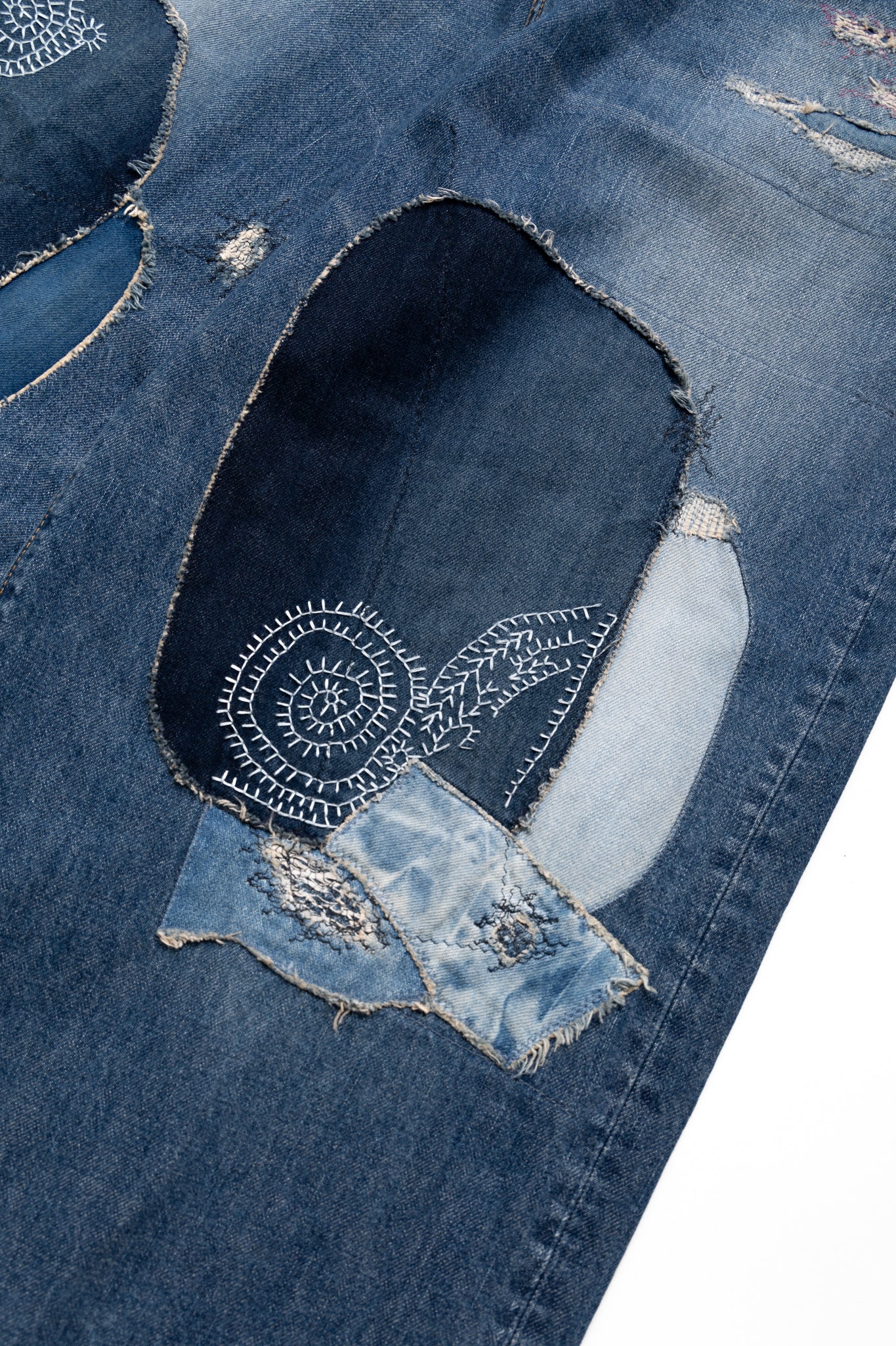 14oz Denim PORT Baggy Pants (HIPPIE Champetre Remake) - Image 16