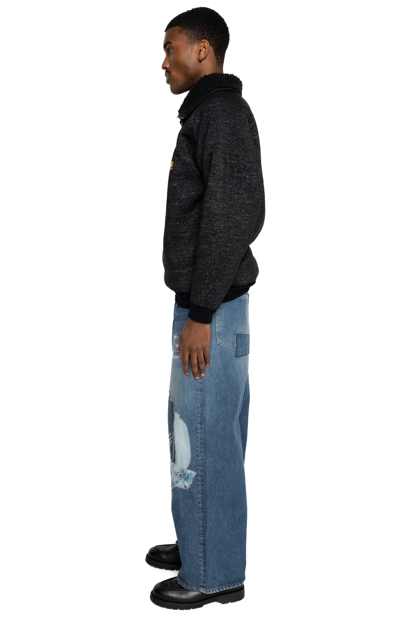14oz Denim PORT Baggy Pants (HIPPIE Champetre Remake) - Image 4