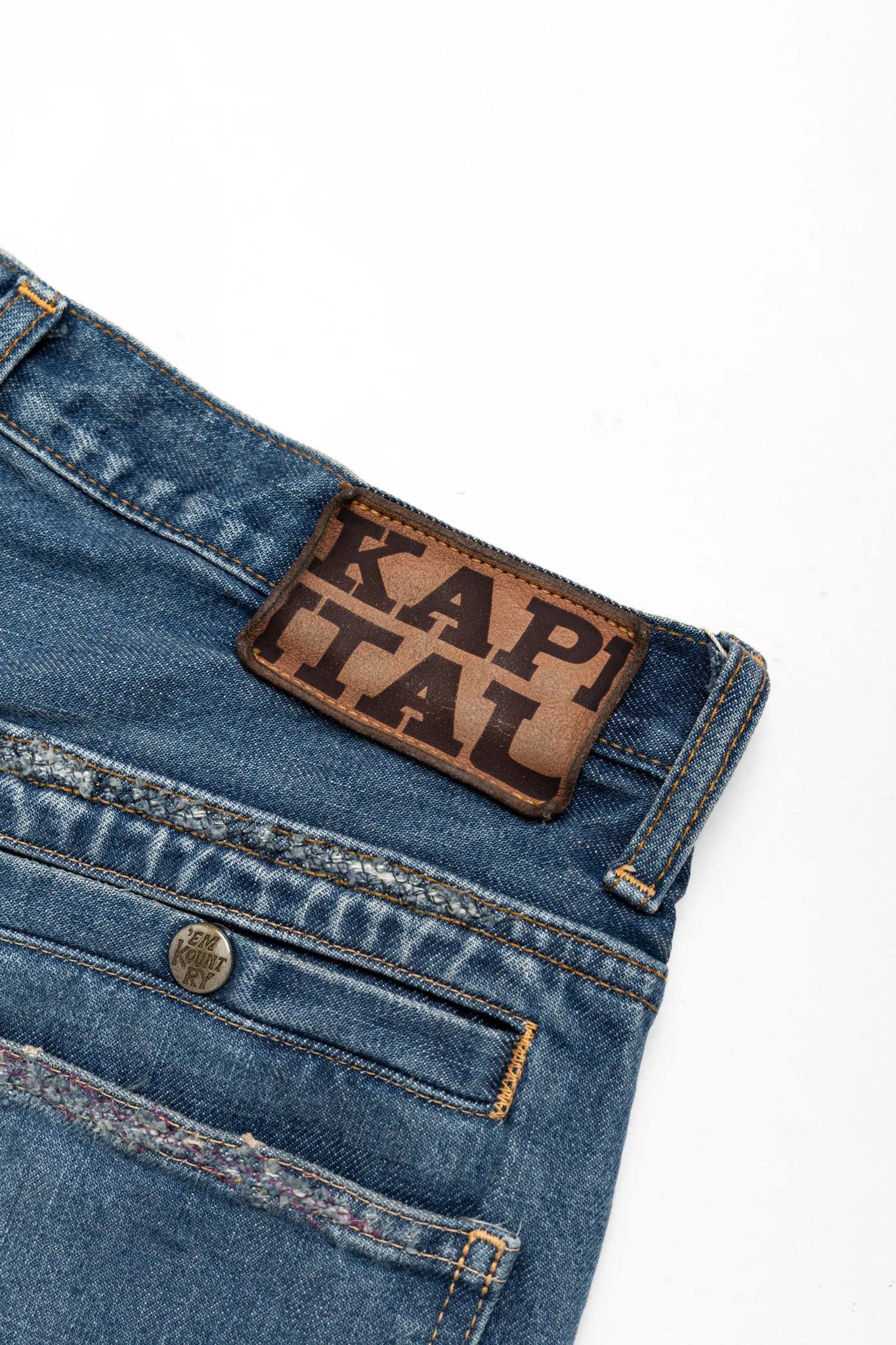 14oz Denim PORT Baggy Pants (HIPPIE Champetre Remake) - Image 9