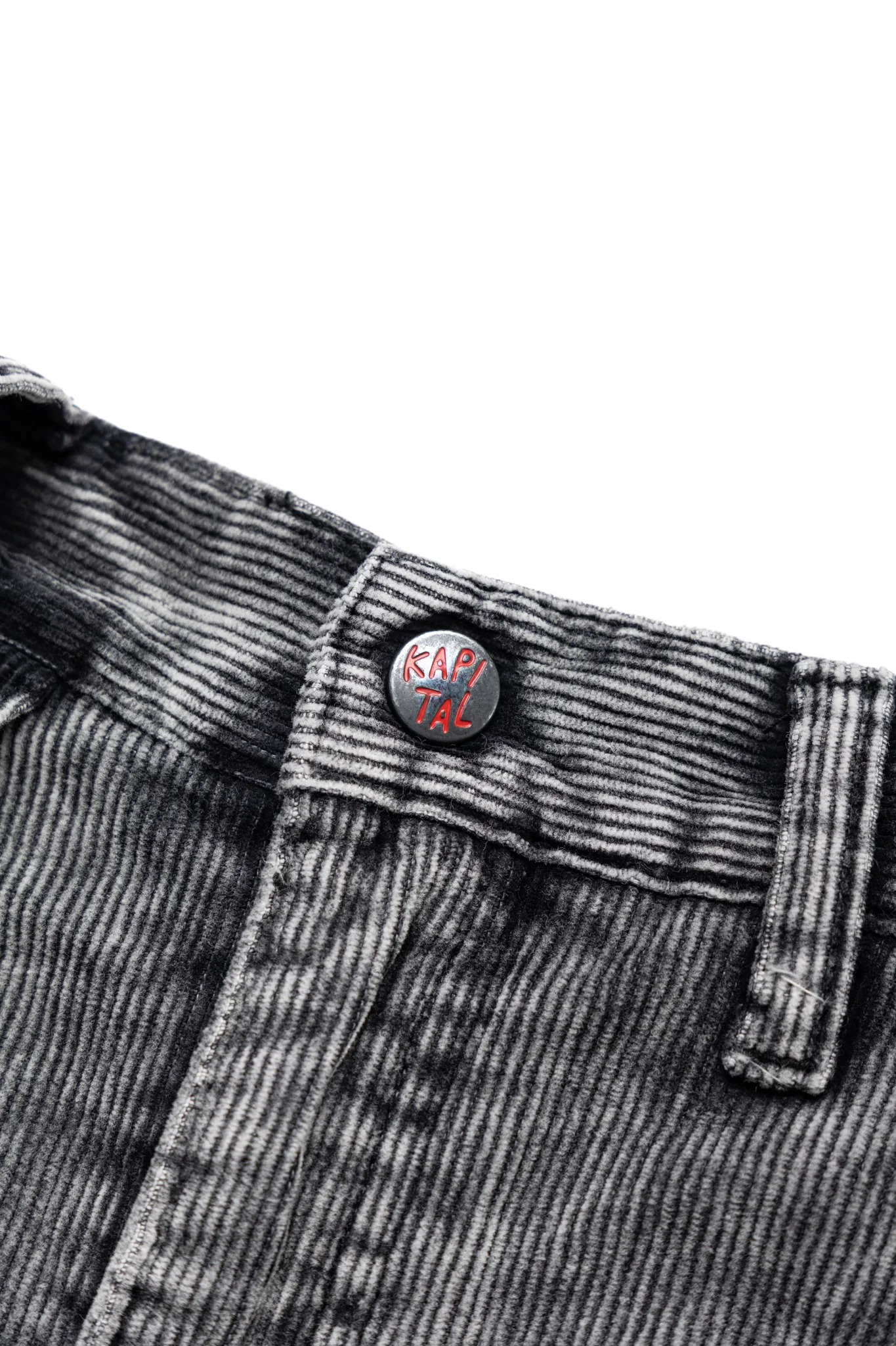 14W Corduroy BOOGIE-DAY High Waisted Maxi Skirt (Dirty Dyed) - Image 4