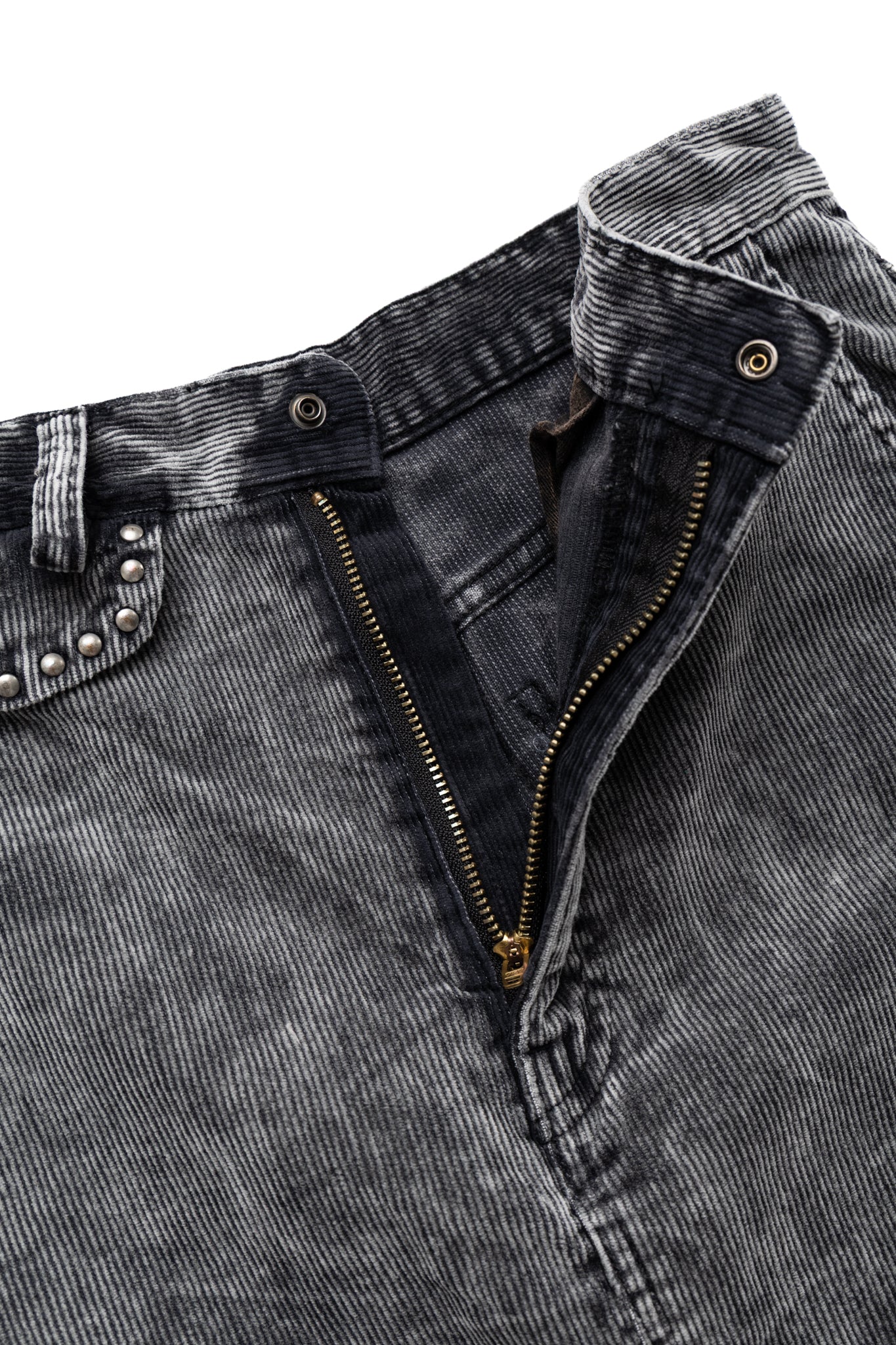 14W Corduroy BOOGIE-DAY High Waisted Maxi Skirt (Dirty Dyed) - Image 5