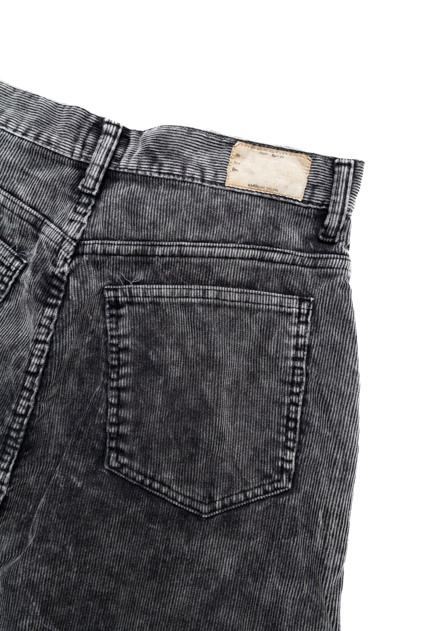 14W Corduroy BOOGIE-DAY High Waisted Maxi Skirt (Dirty Dyed) - Image 6