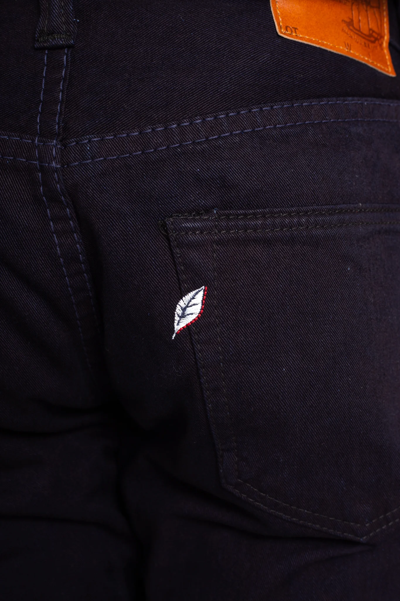 12oz Selvedge Chino 5-Pockets Relaxed Tapered - Indigo - Image 12