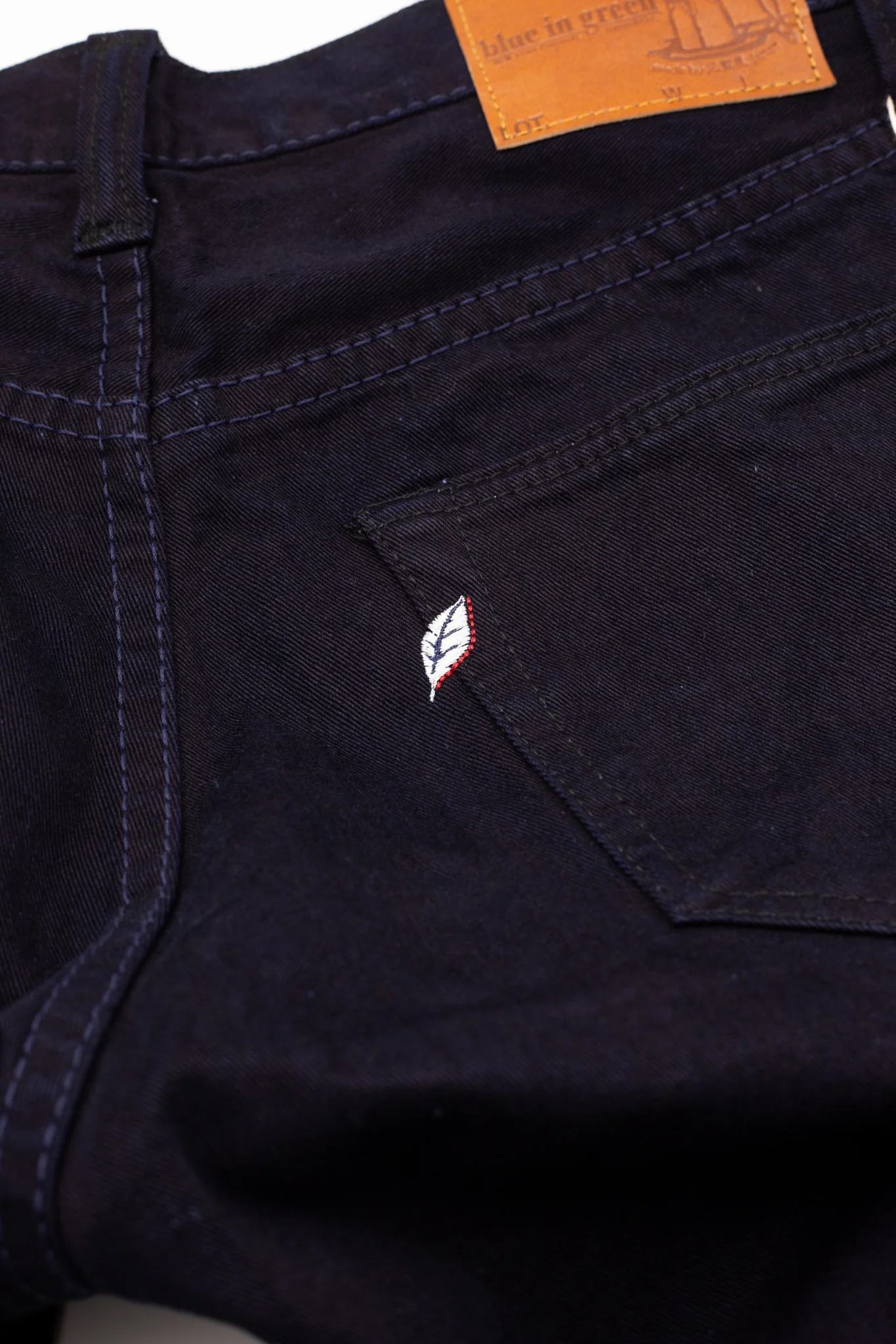 12oz Selvedge Chino 5-Pockets Relaxed Tapered - Indigo - Image 8