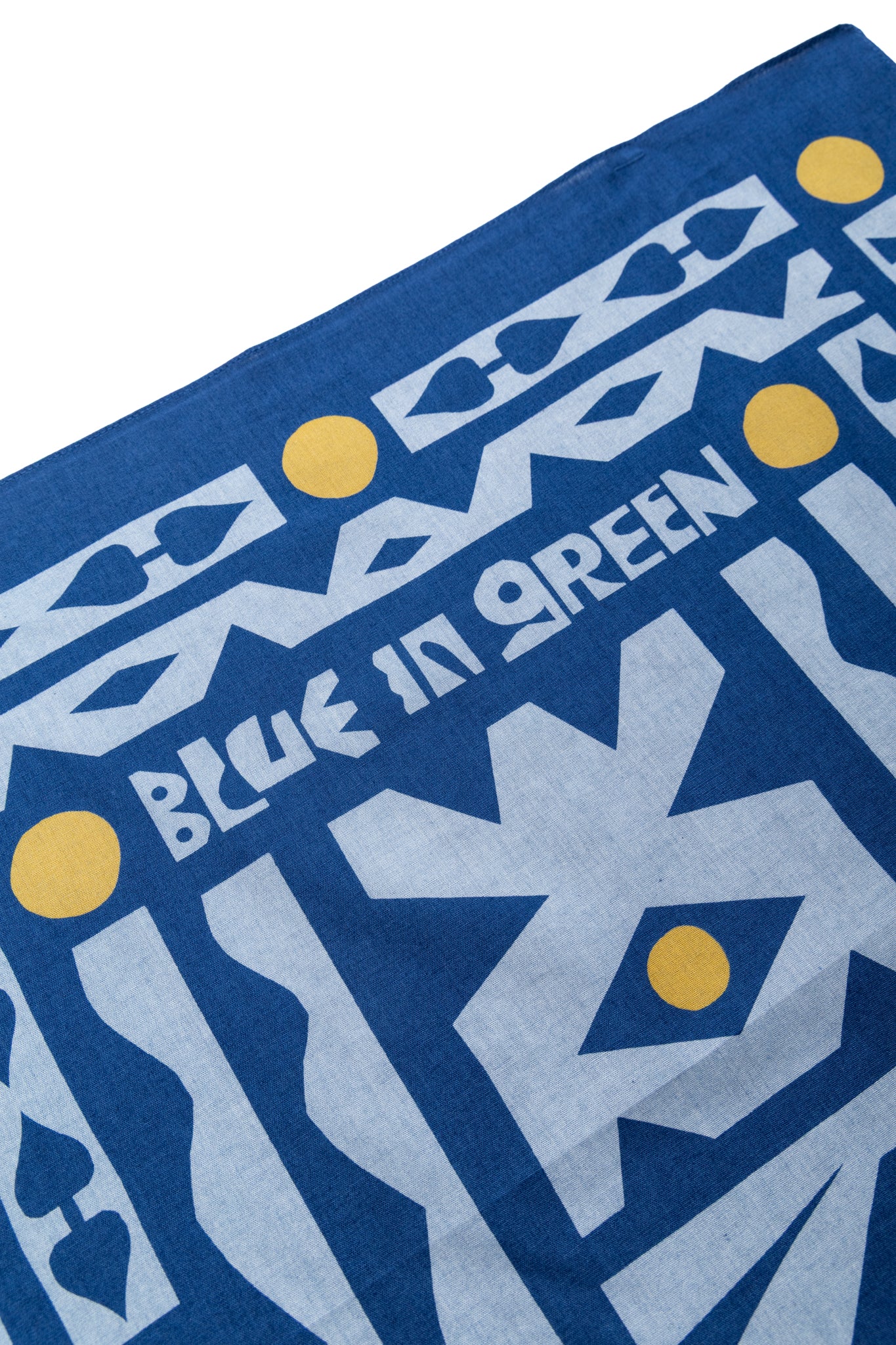 Cody Hudson For Blue in Green - Indigo Dyed Bandana - Image 3