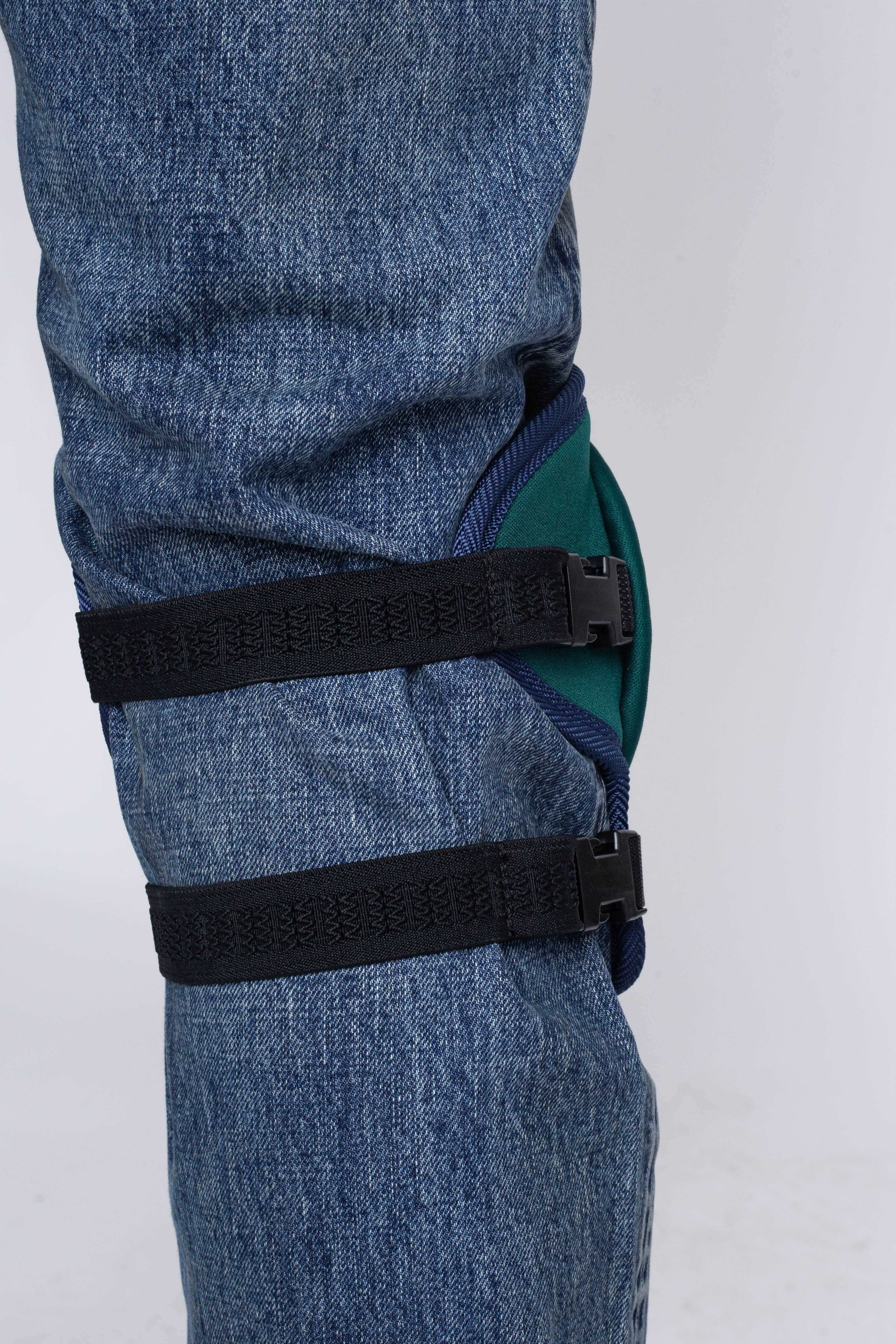 DENIM REPAIR Knee Pad - Green X Blue - Image 4