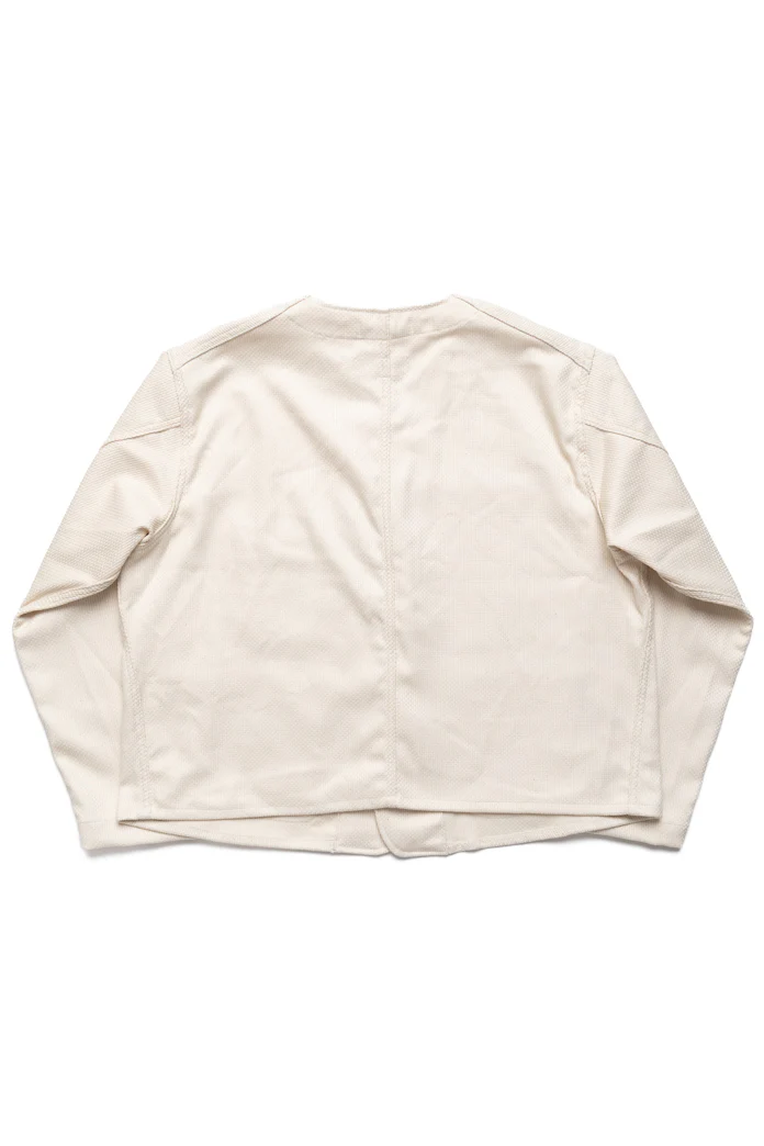 Engineer Short Jacket Cotton Heavy Basketweave - Natural - Image 3