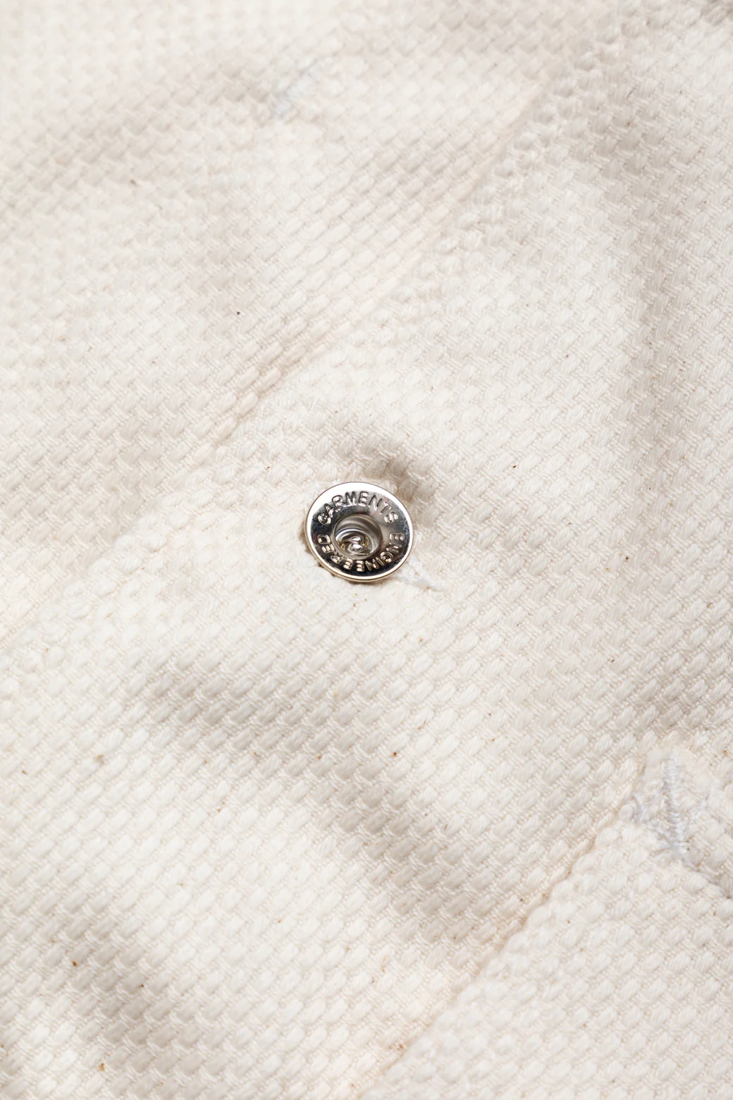 Engineer Short Jacket Cotton Heavy Basketweave - Natural - Image 9