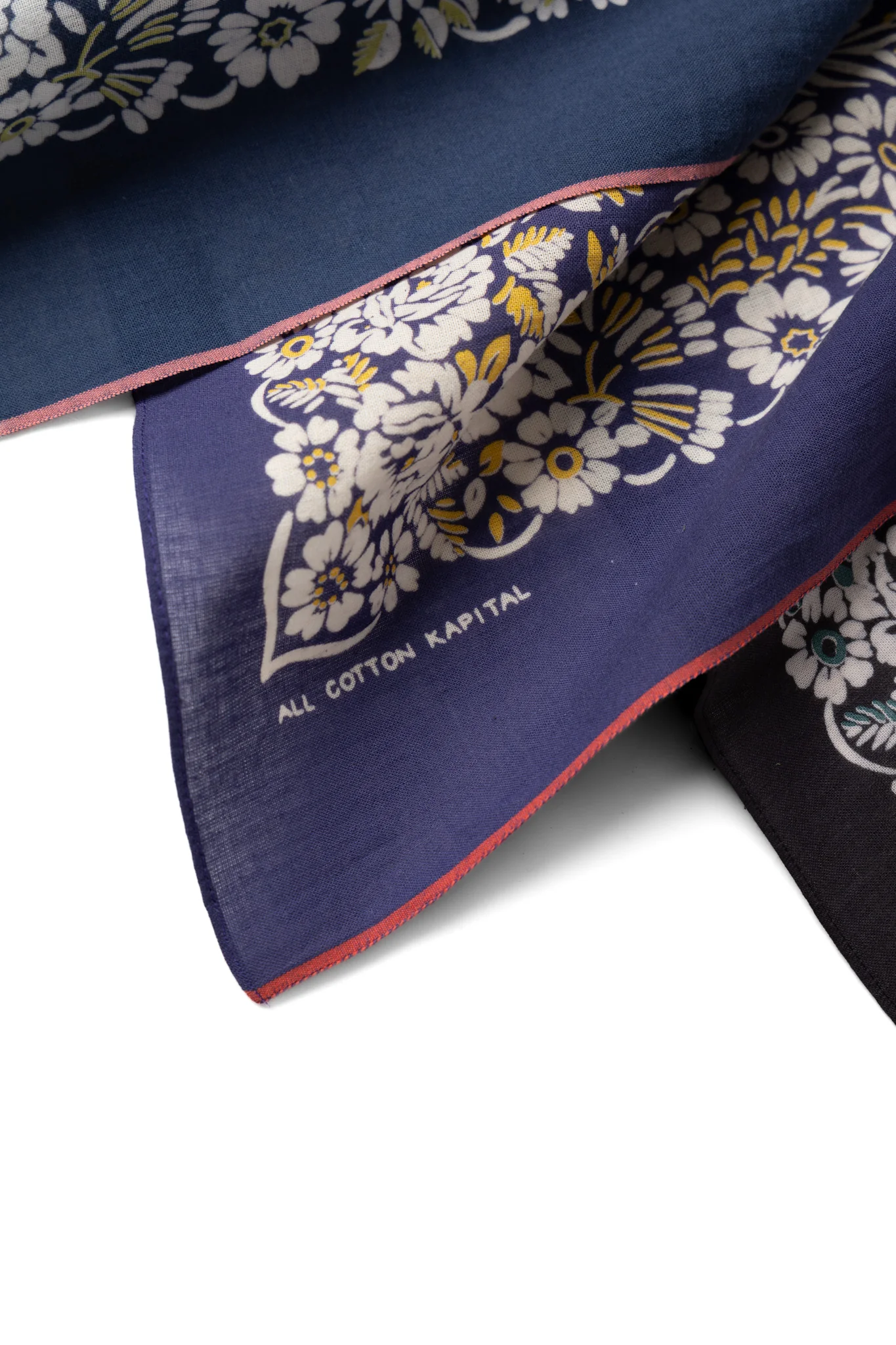 Fastcolor Selvedge Bandana (CHURCHILL GARDEN) 20x20 - Image 8