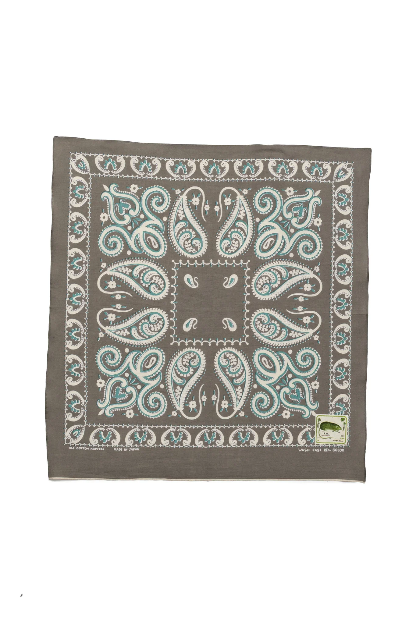 Fastcolor Selvedge Bandana (Paisley) 20x20 - Image 5