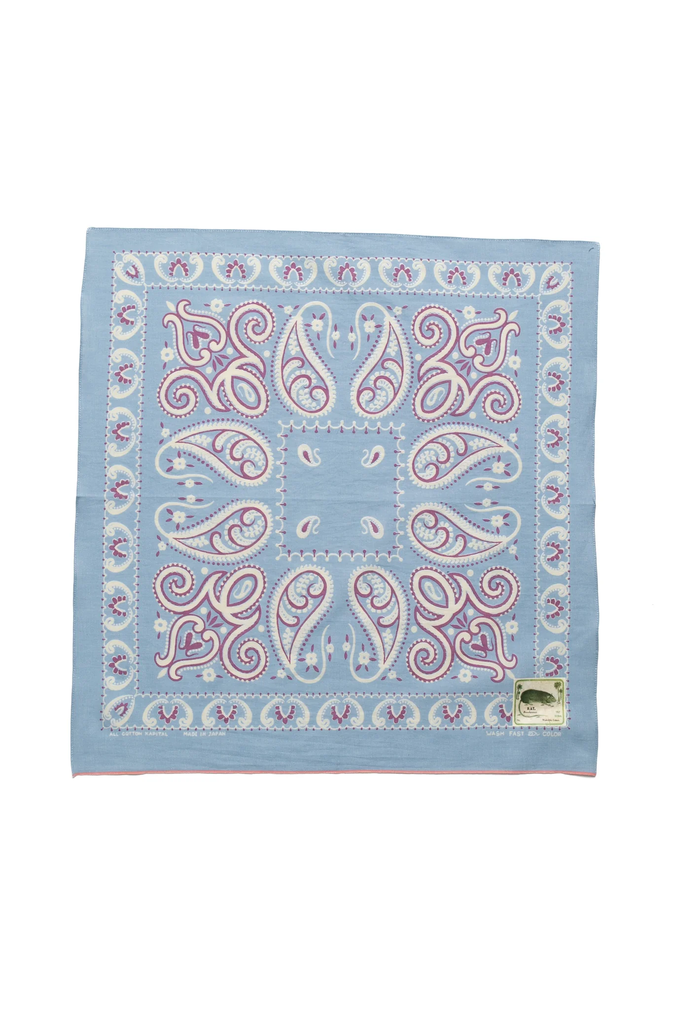 Fastcolor Selvedge Bandana (Paisley) 20x20 - Image 6