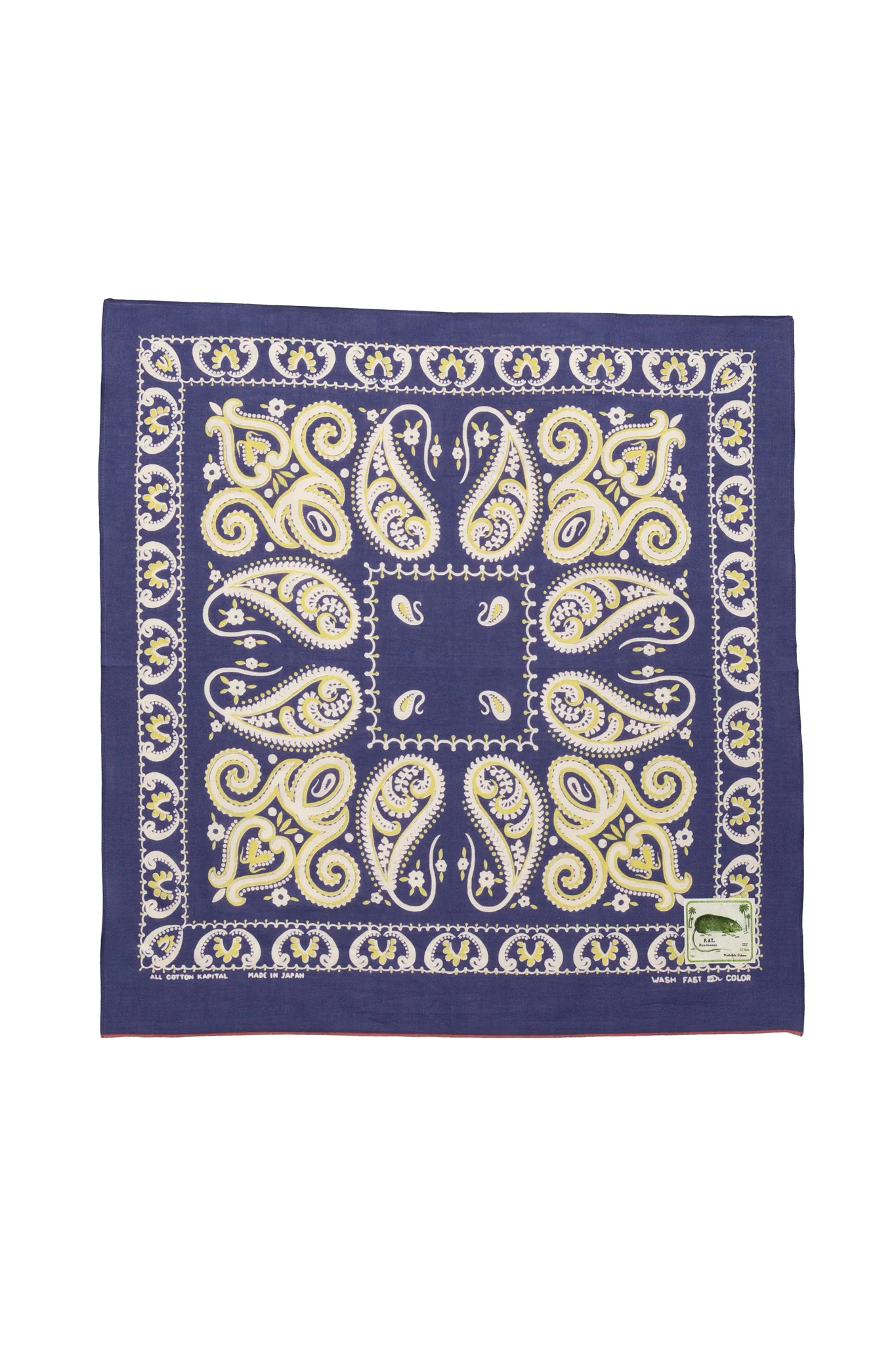 Fastcolor Selvedge Bandana (Paisley) 20x20 - Image 8
