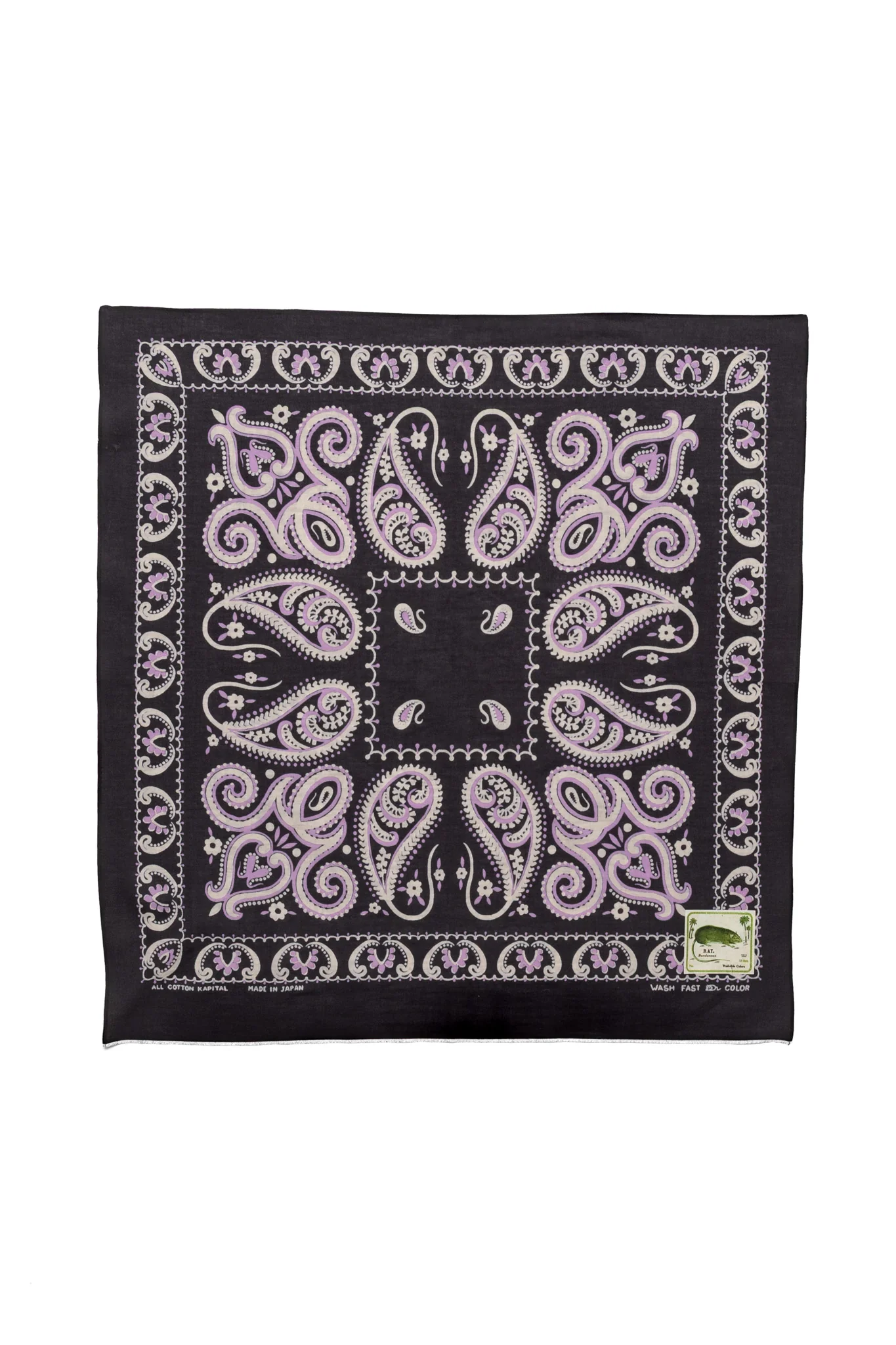 Fastcolor Selvedge Bandana (Paisley) 20x20 - Image 9