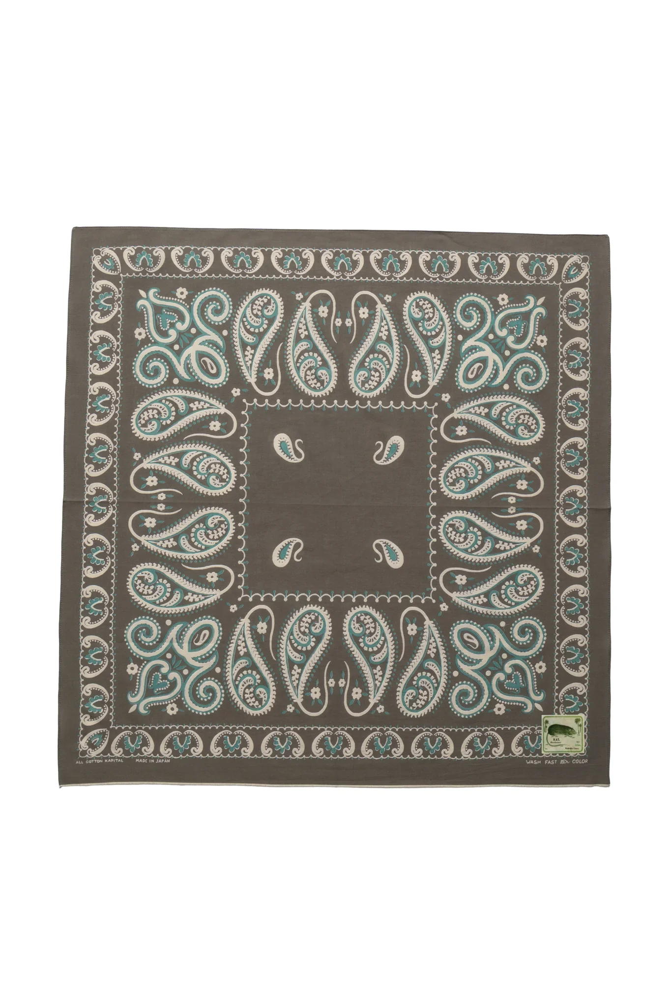 Fastcolor Selvedge Bandana (Paisley) 30x30 - Image 4