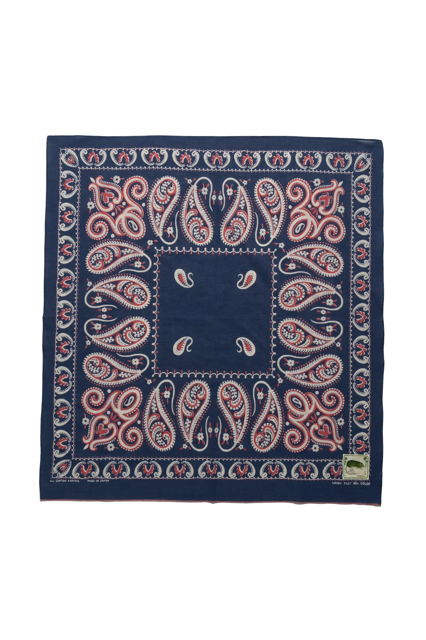 Fastcolor Selvedge Bandana (Paisley) 30x30 - Image 6