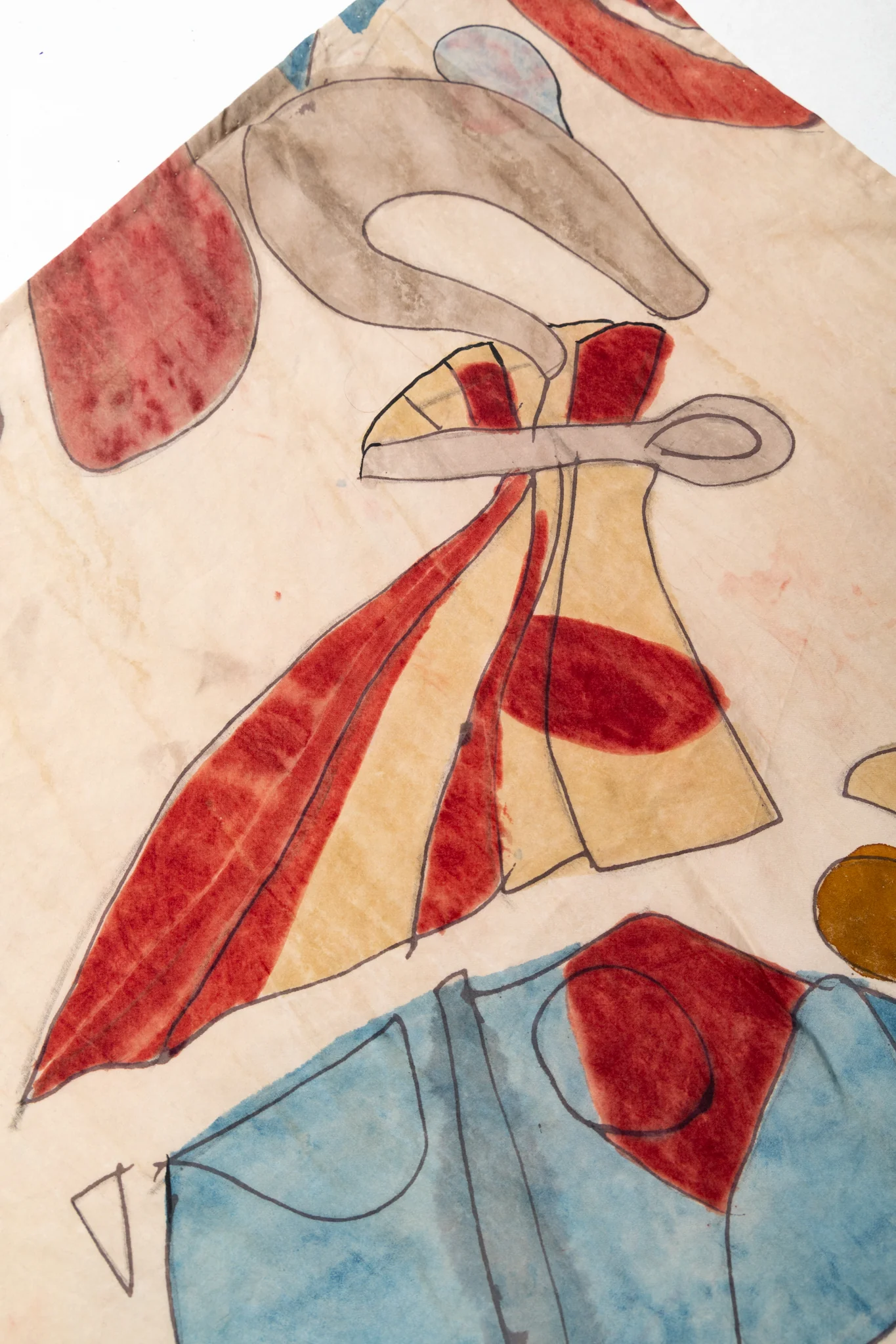 Hand Painted Handkerchief - Whiskey Gold - Image 3