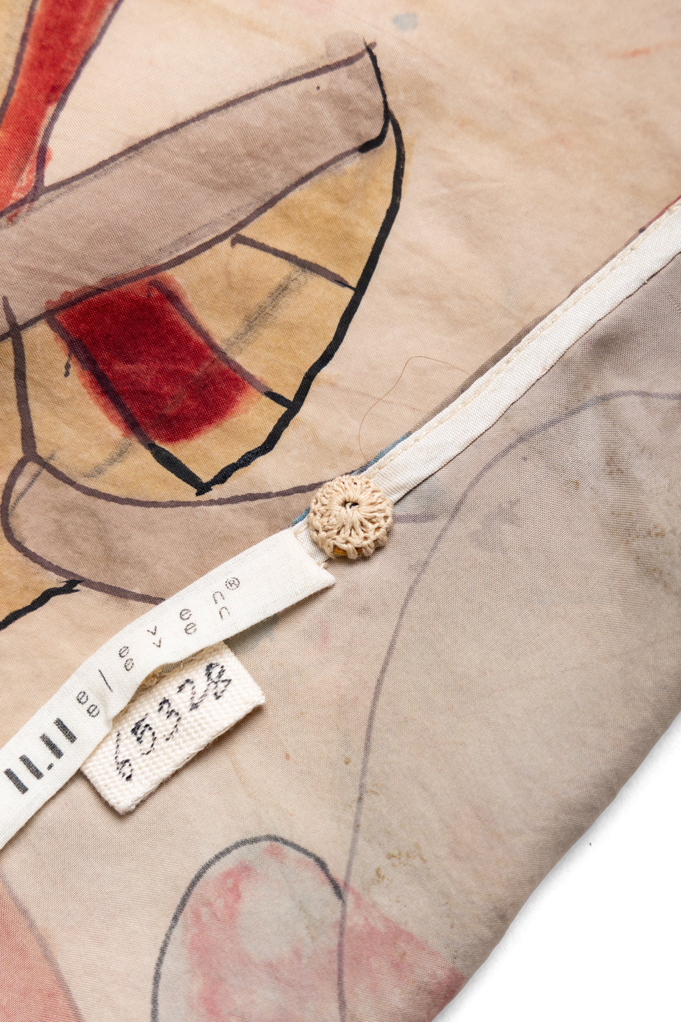 Hand Painted Handkerchief - Whiskey Gold - Image 6