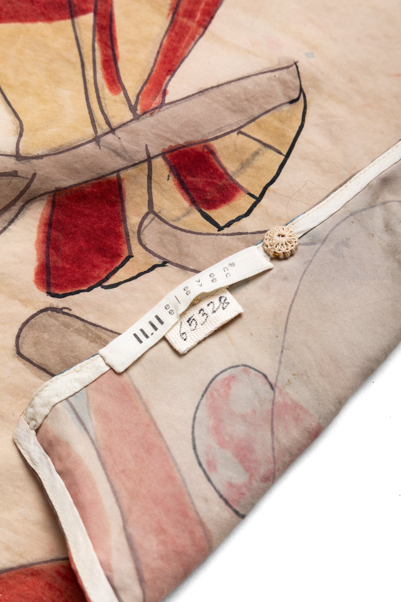 Hand Painted Handkerchief - Whiskey Gold - Image 8