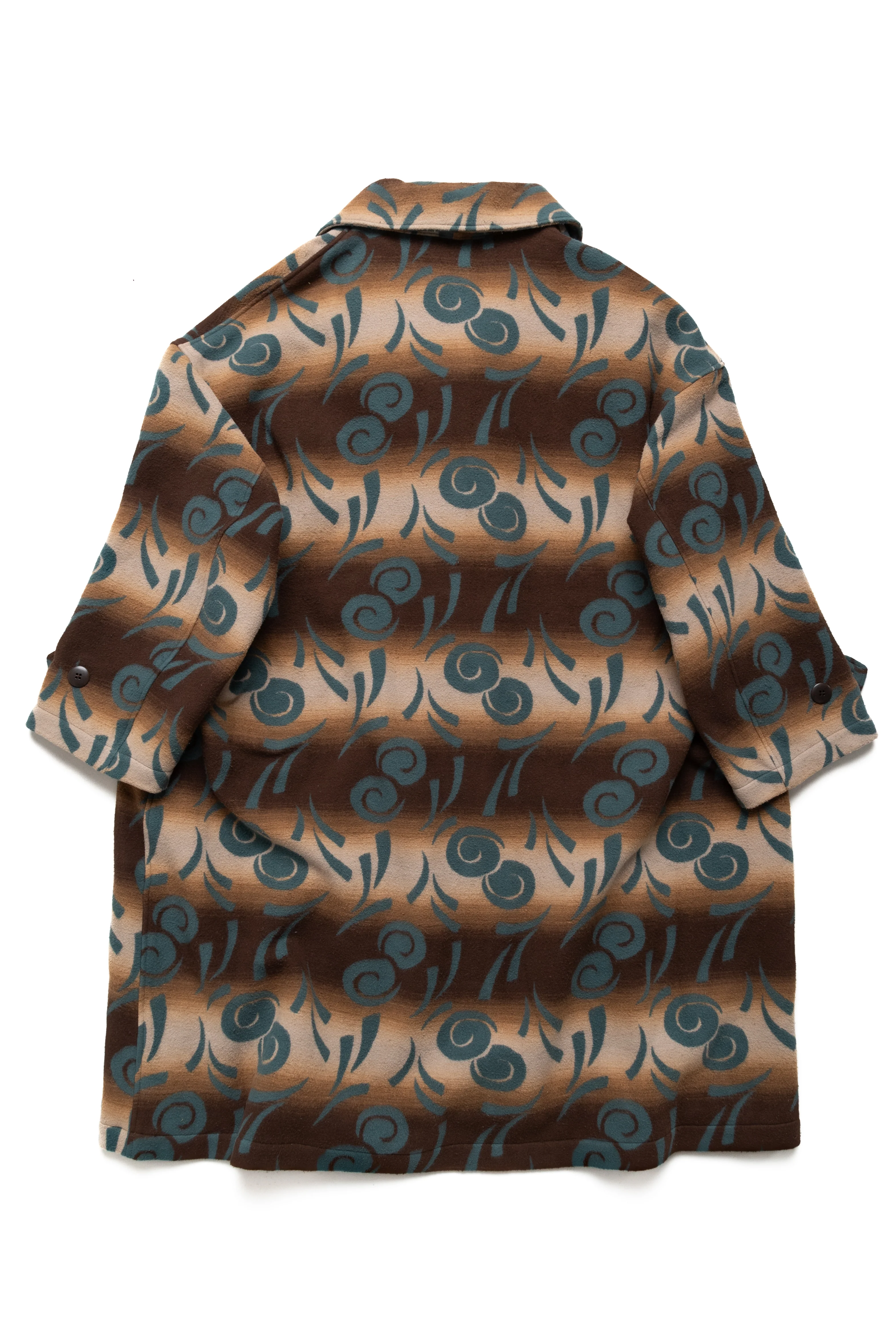 Napping Cotton PUEBLO VOLTEX HOSPITAL CAVALIER Coat - Brown - Image 3