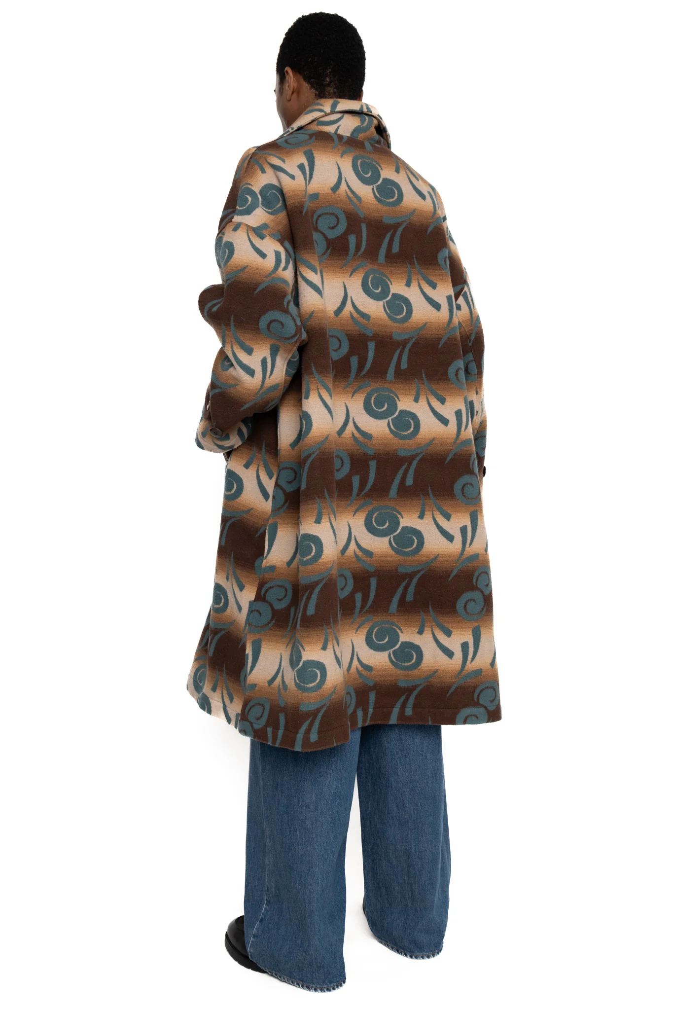 Napping Cotton PUEBLO VOLTEX HOSPITAL CAVALIER Coat - Brown - Image 5