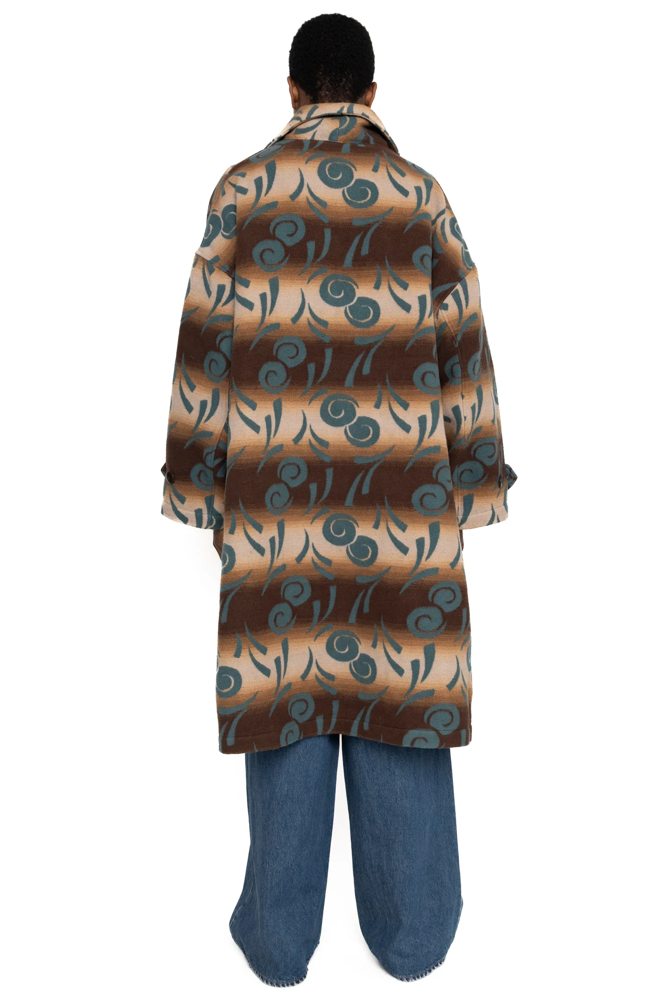 Napping Cotton PUEBLO VOLTEX HOSPITAL CAVALIER Coat - Brown - Image 6