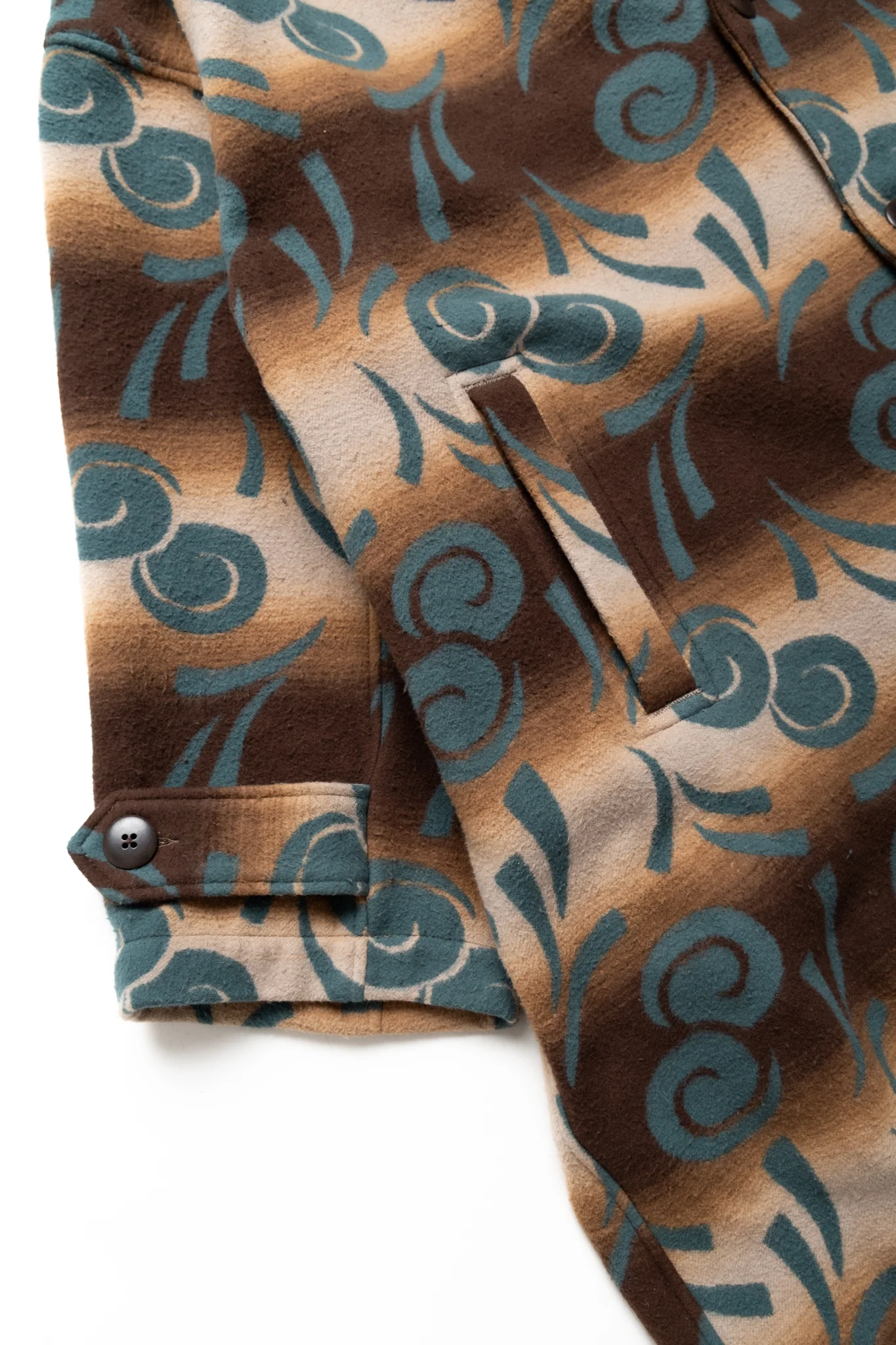 Napping Cotton PUEBLO VOLTEX HOSPITAL CAVALIER Coat - Brown - Image 8