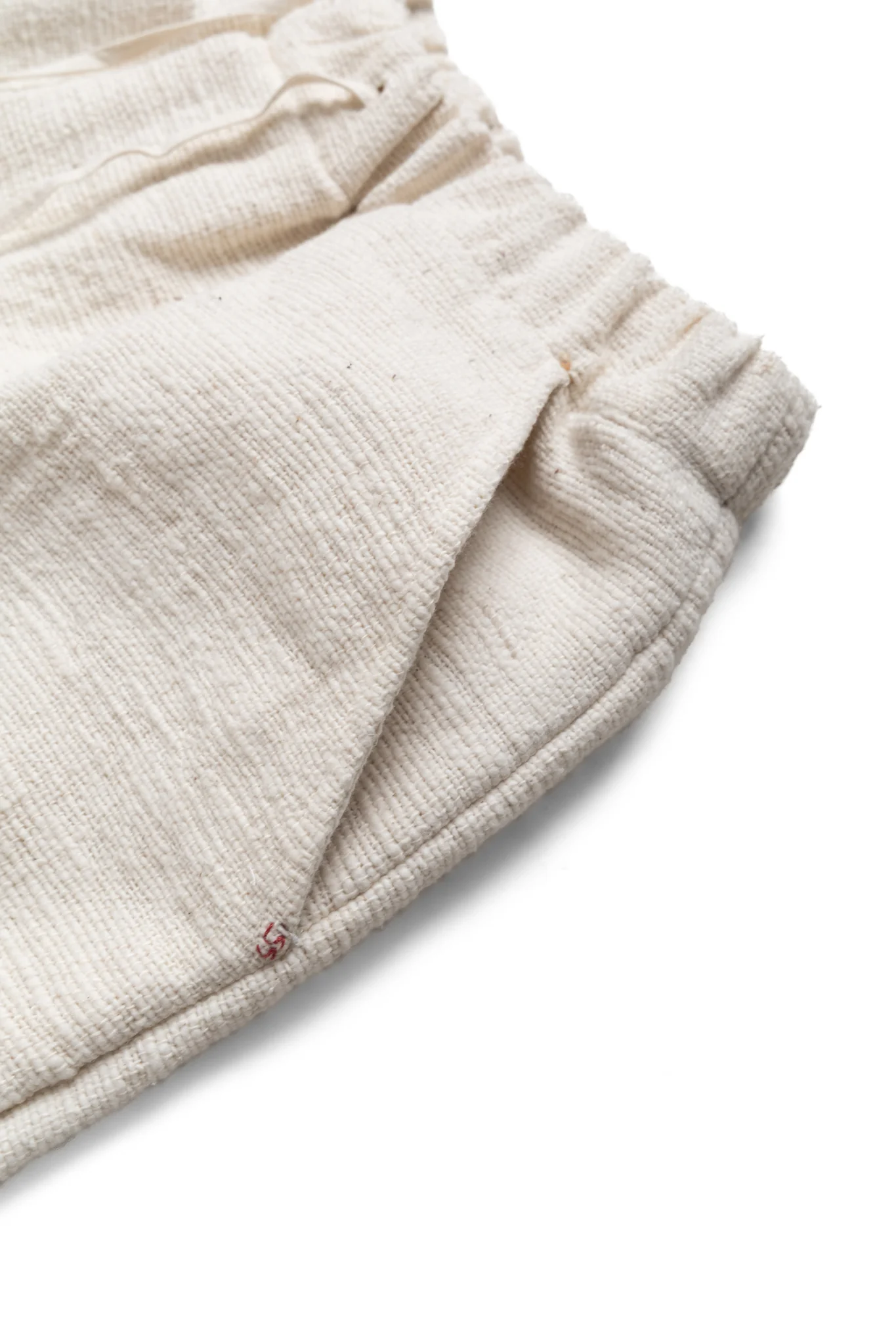 Organic Cotton Shorts - Ecru - Image 6