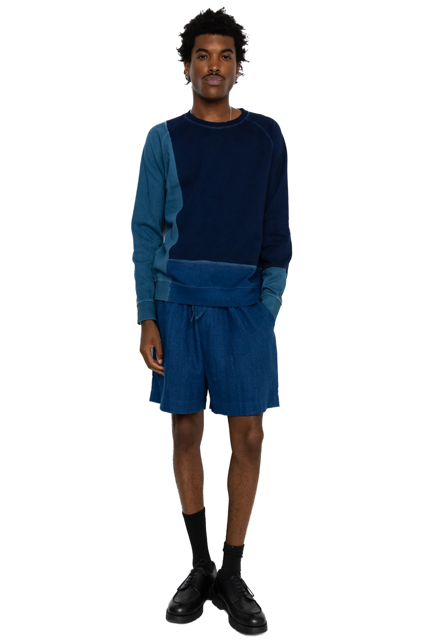 Organic Cotton Shorts - Indigo - Image 7