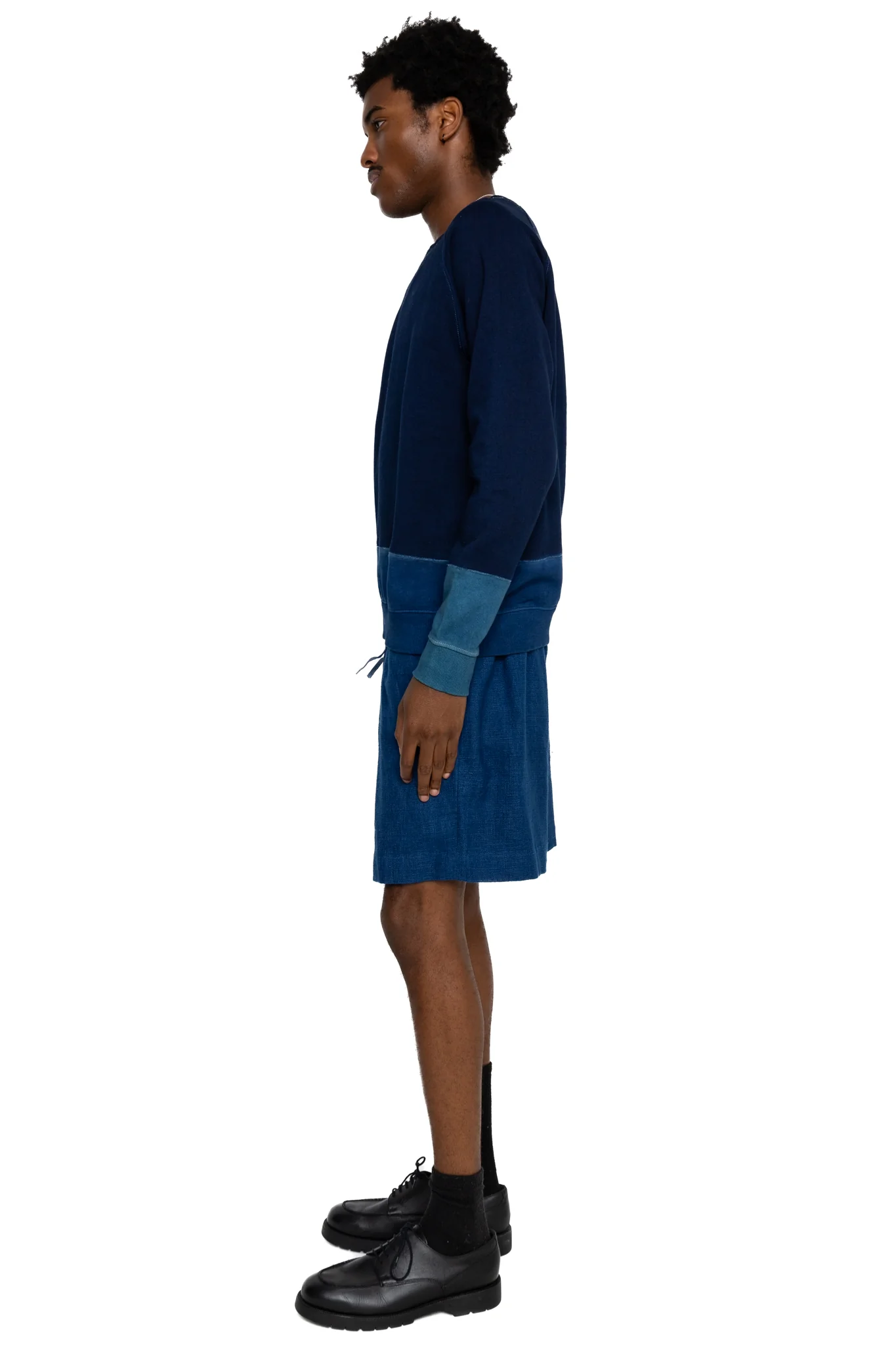 Organic Cotton Shorts - Indigo - Image 8