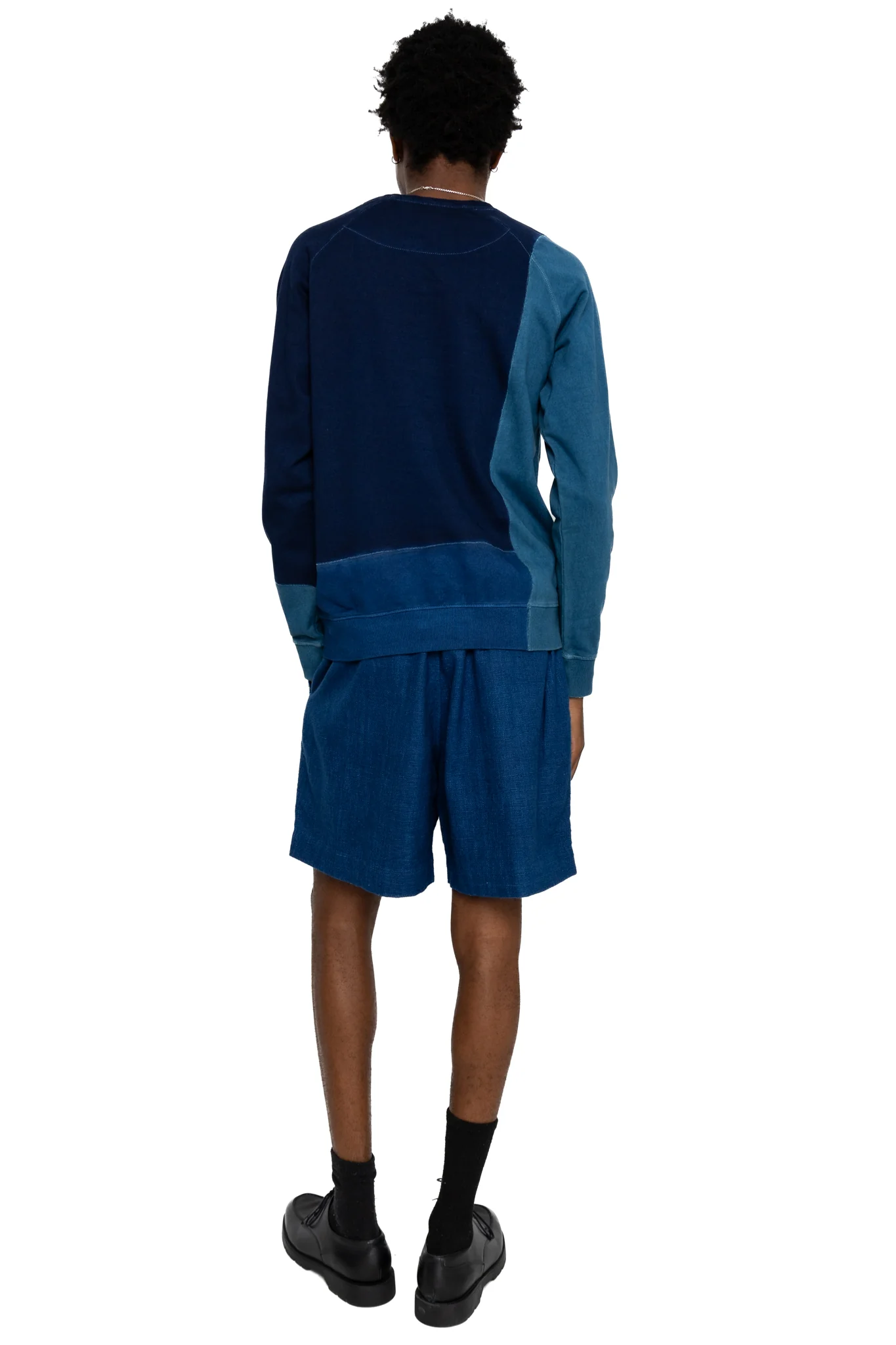 Organic Cotton Shorts - Indigo - Image 9