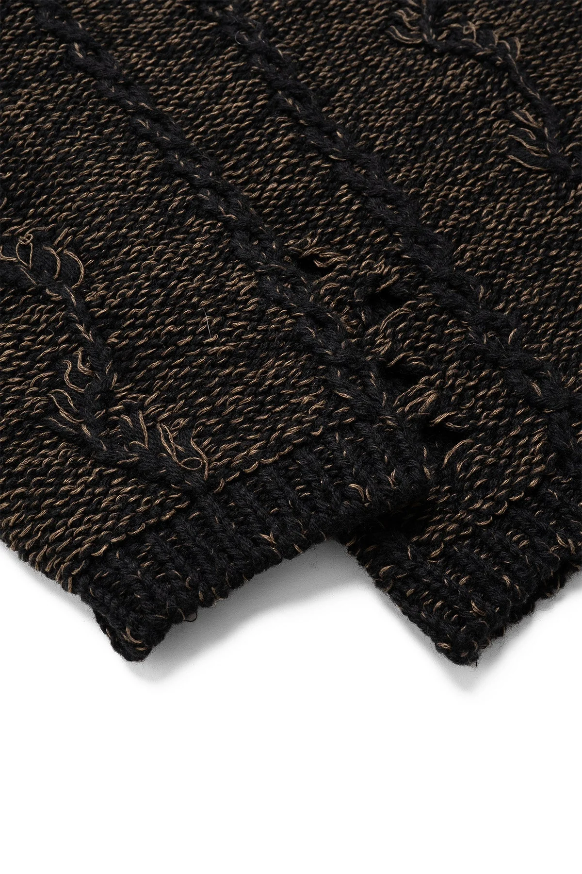 Polo Cable Knit Sweater - Brown - Image 5
