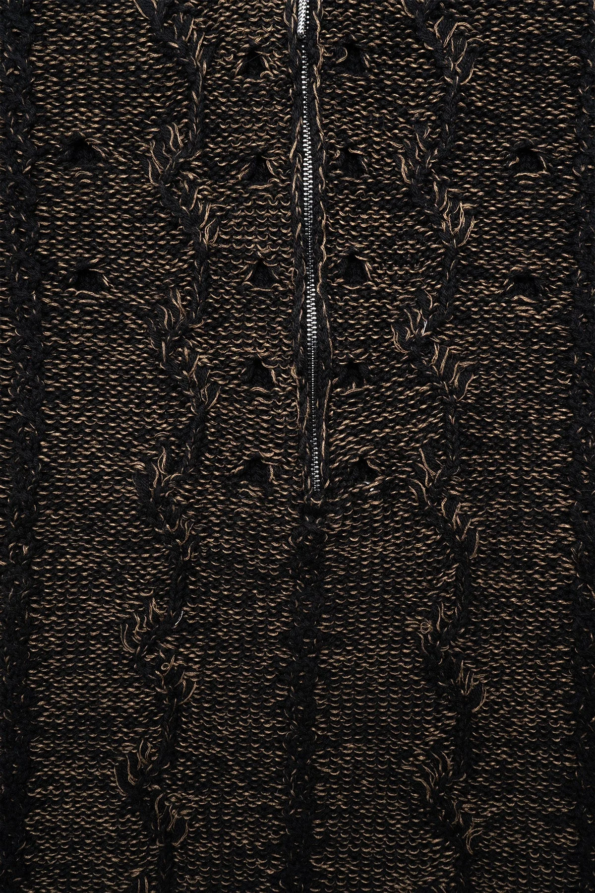 Polo Cable Knit Sweater - Brown - Image 6