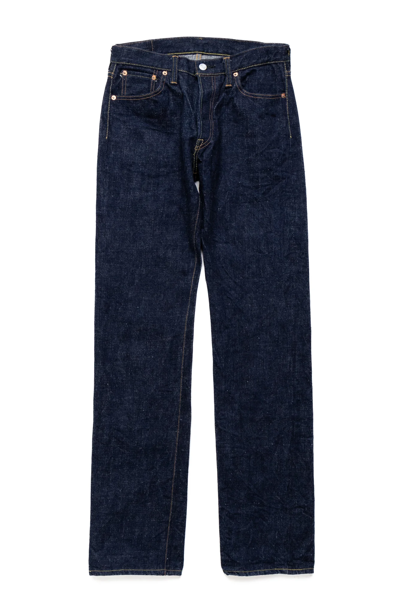 S500AX-NTA Indigo x Natural Indigo Regular Straight - Image 3