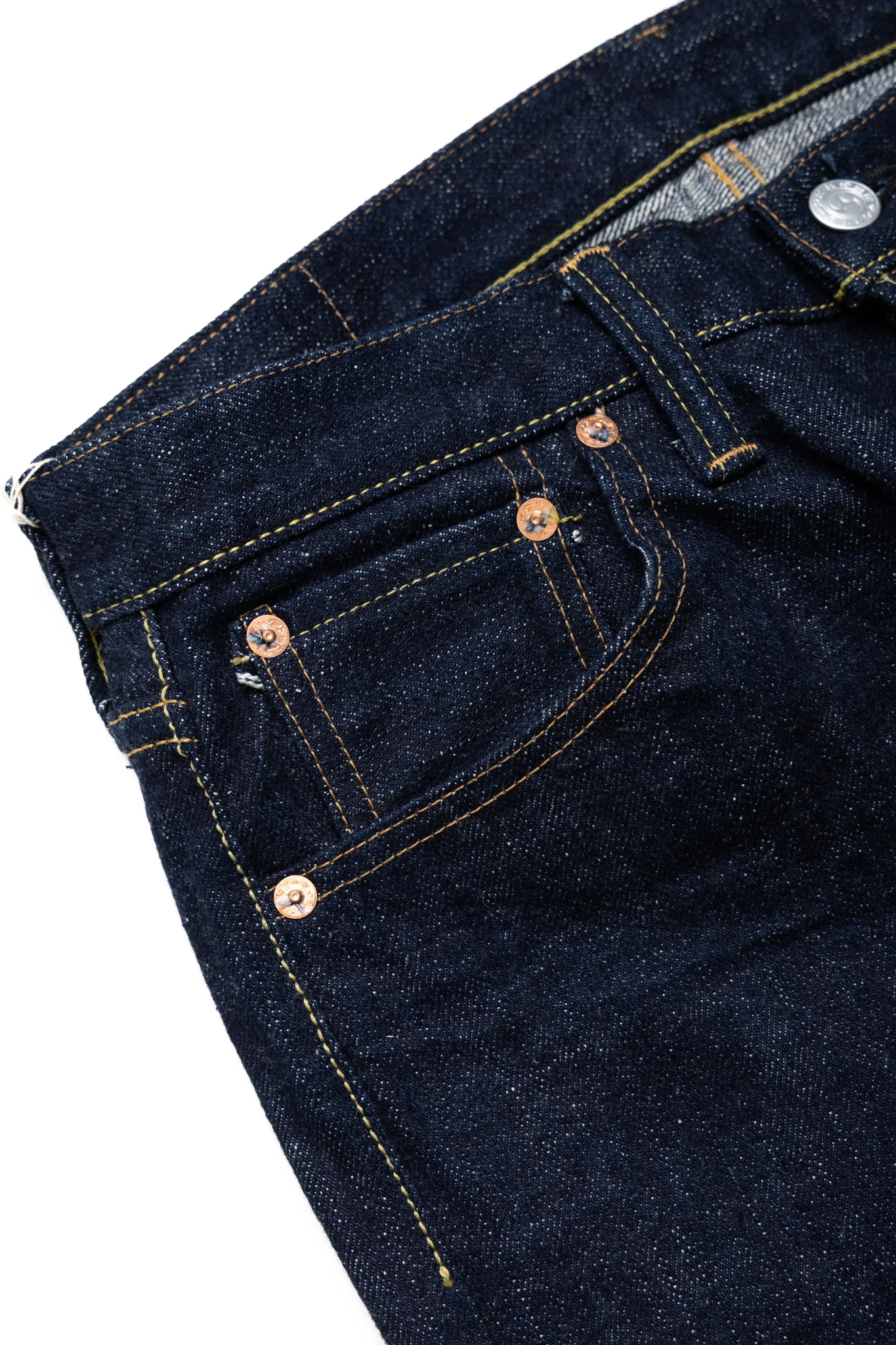 S500AX-NTA Indigo x Natural Indigo Regular Straight - Image 6