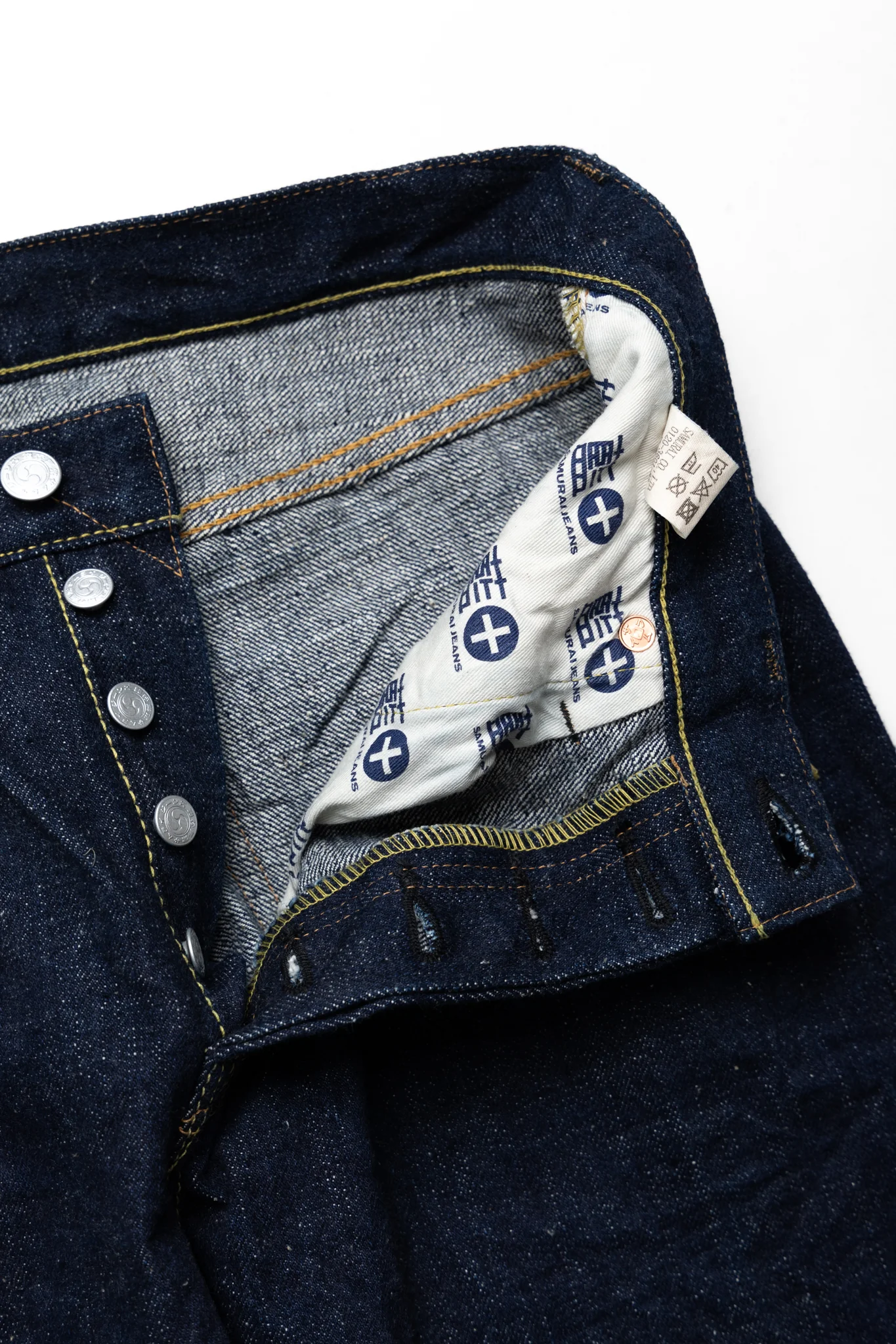 S500AX-NTA Indigo x Natural Indigo Regular Straight - Image 9