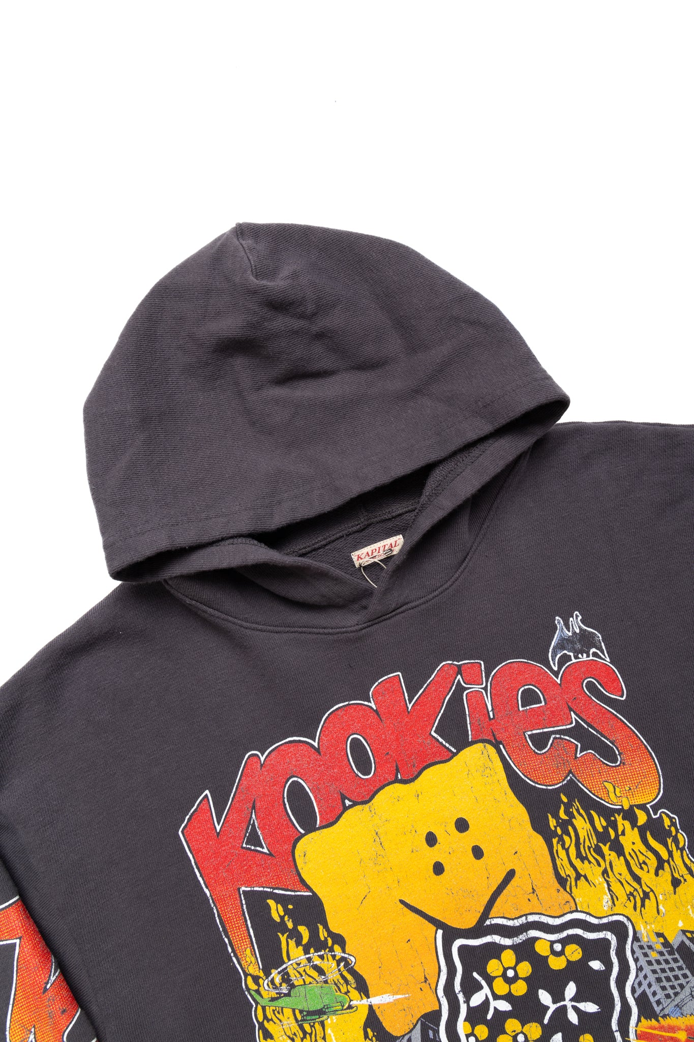 SWT Knit Hoodie (BUSTER PECKISH RAINBOWY) -Ink Black - Image 5