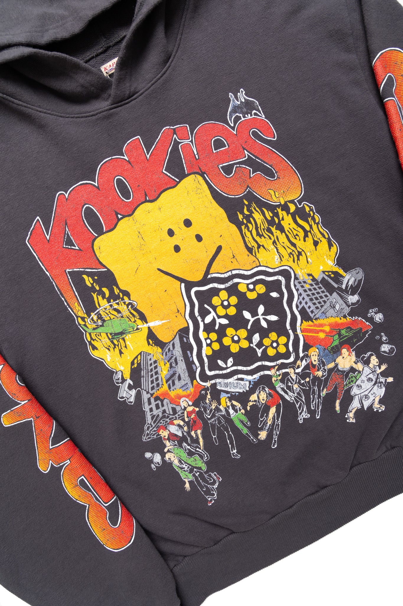 SWT Knit Hoodie (BUSTER PECKISH RAINBOWY) -Ink Black - Image 6